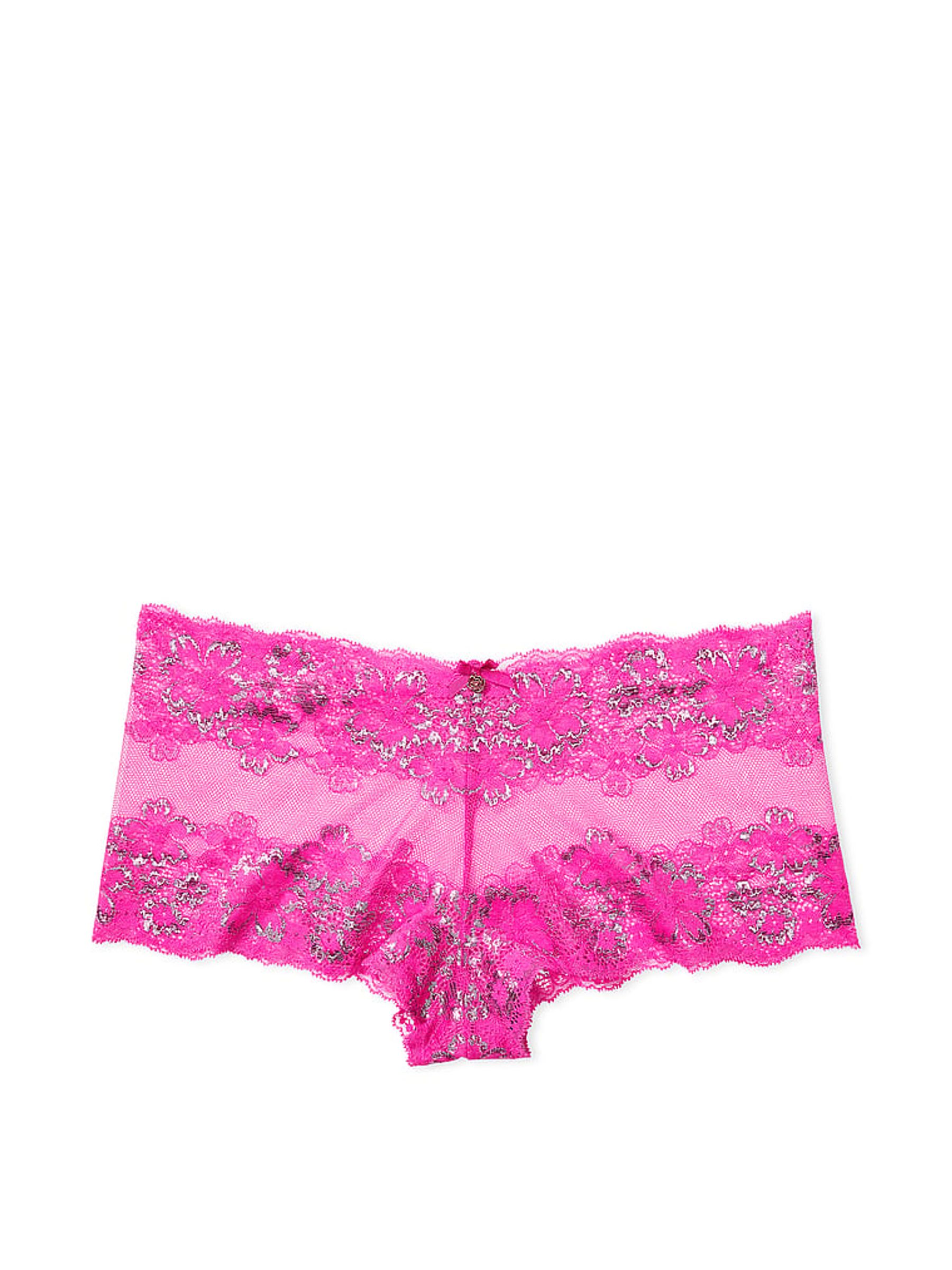 Fuchsia Frenzy Pink Lace Short Knickers - Image 4 of 4