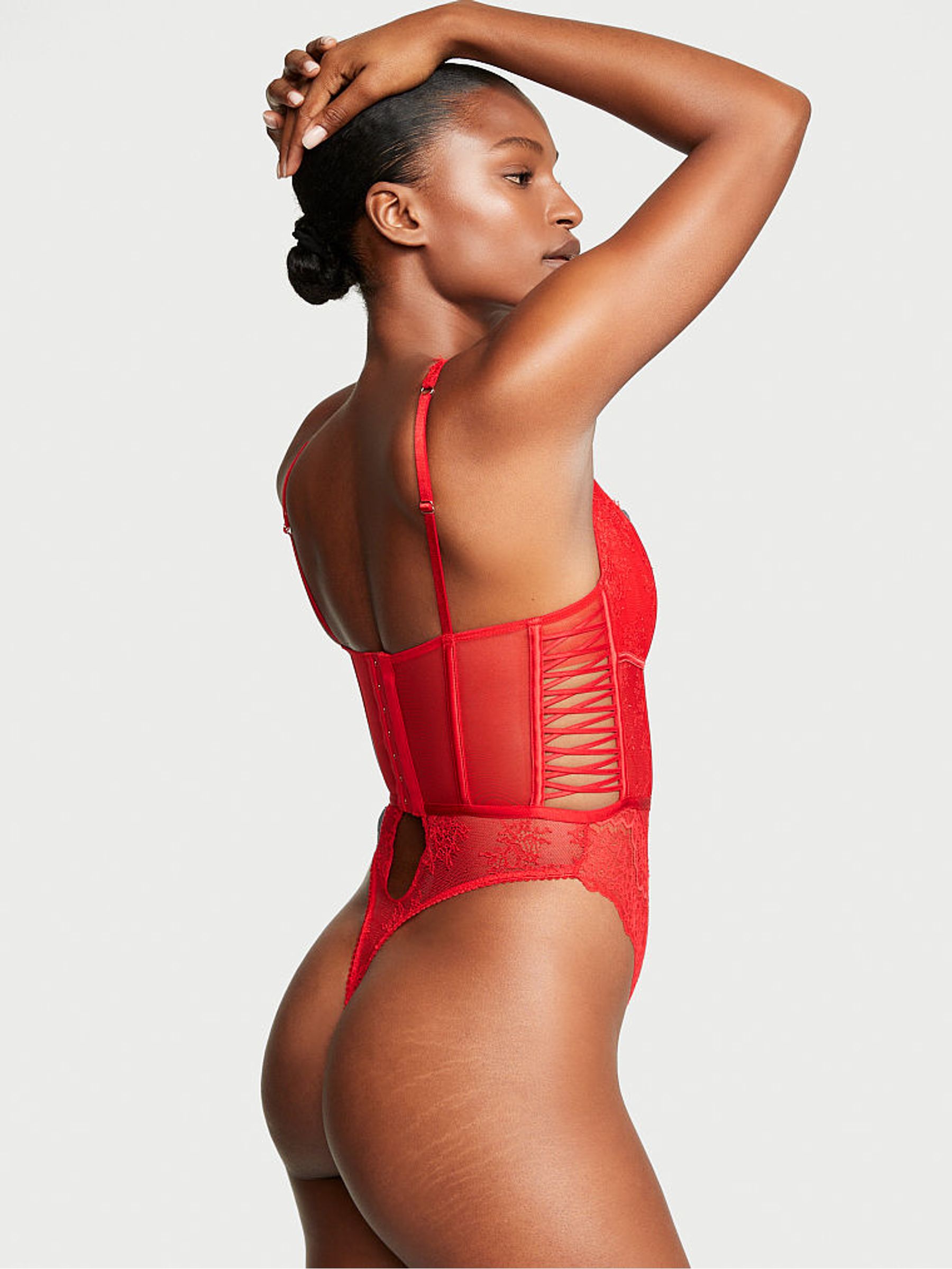 Lipstick Red Bodysuit - Image 2 of 3