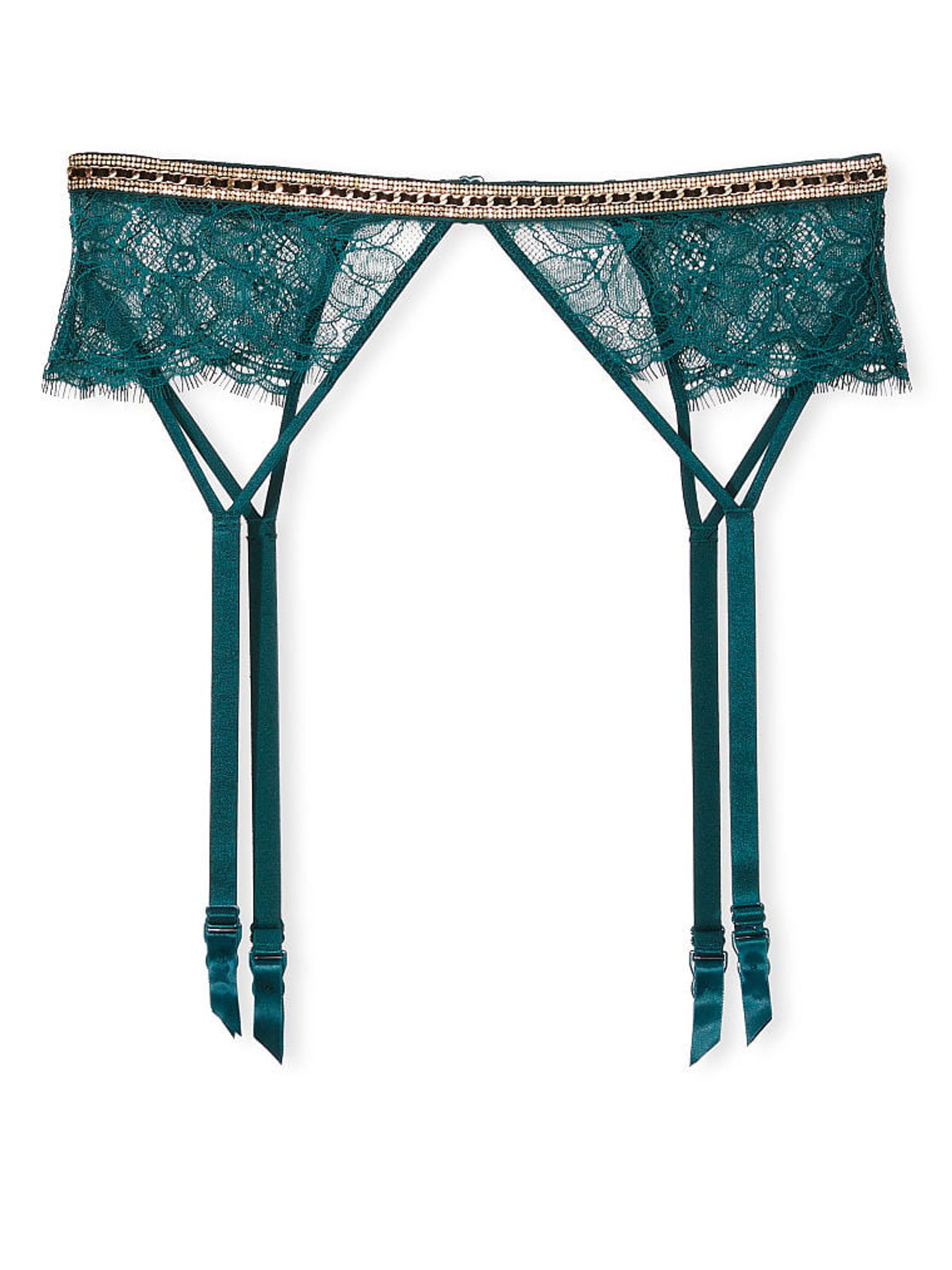 green garter belt Emerald Dark Green Garter Set, Lace Bridal Garter, Dark Green Wedding Garter For Bride, Garter Belt For Wedding, Prom Leg Garter main image 1
