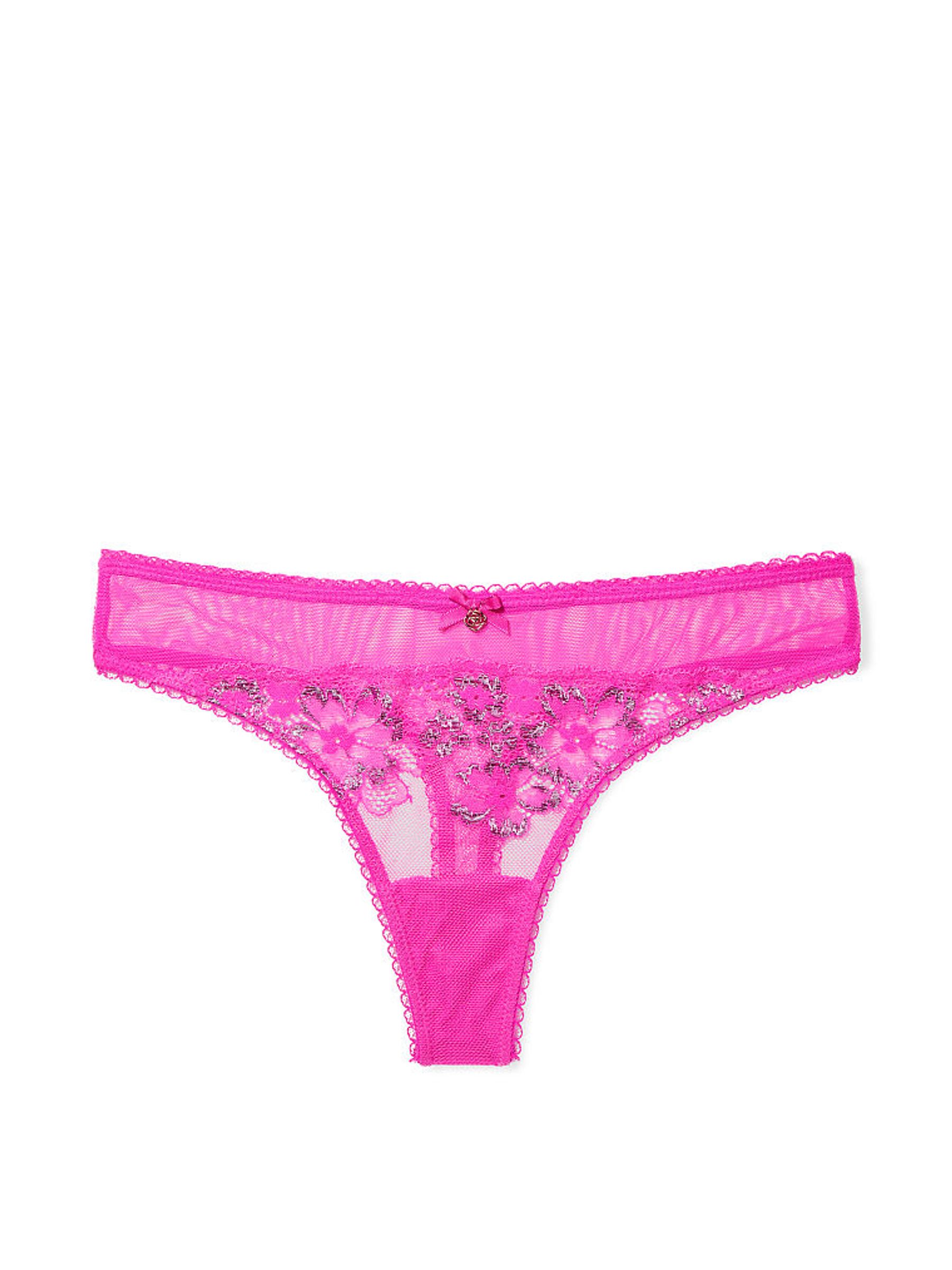 Fuchsia Frenzy Pink Smooth Thong Knickers - Image 4 of 4