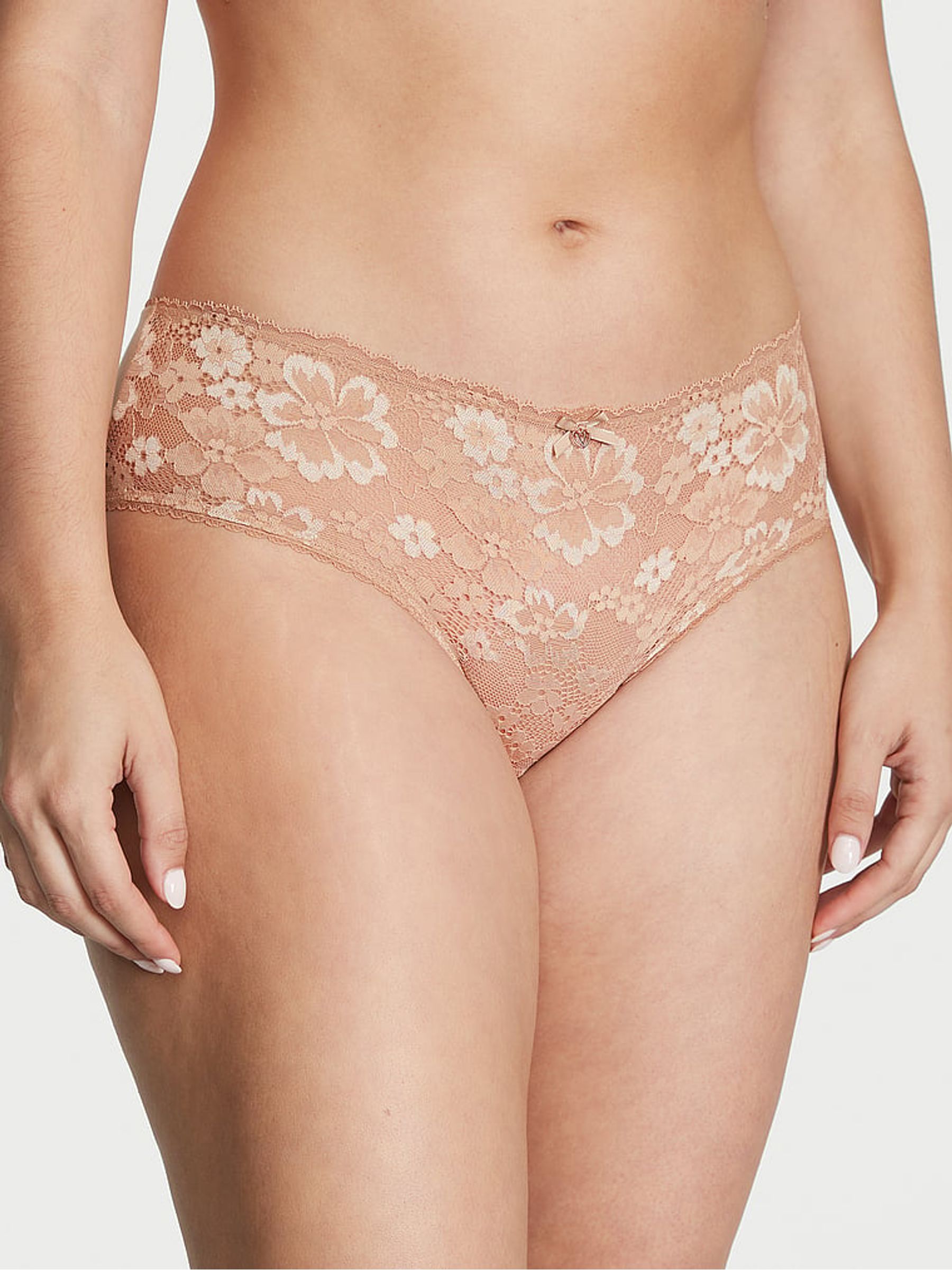 Praline Nude Lace Hipster Knickers - Image 1 of 3