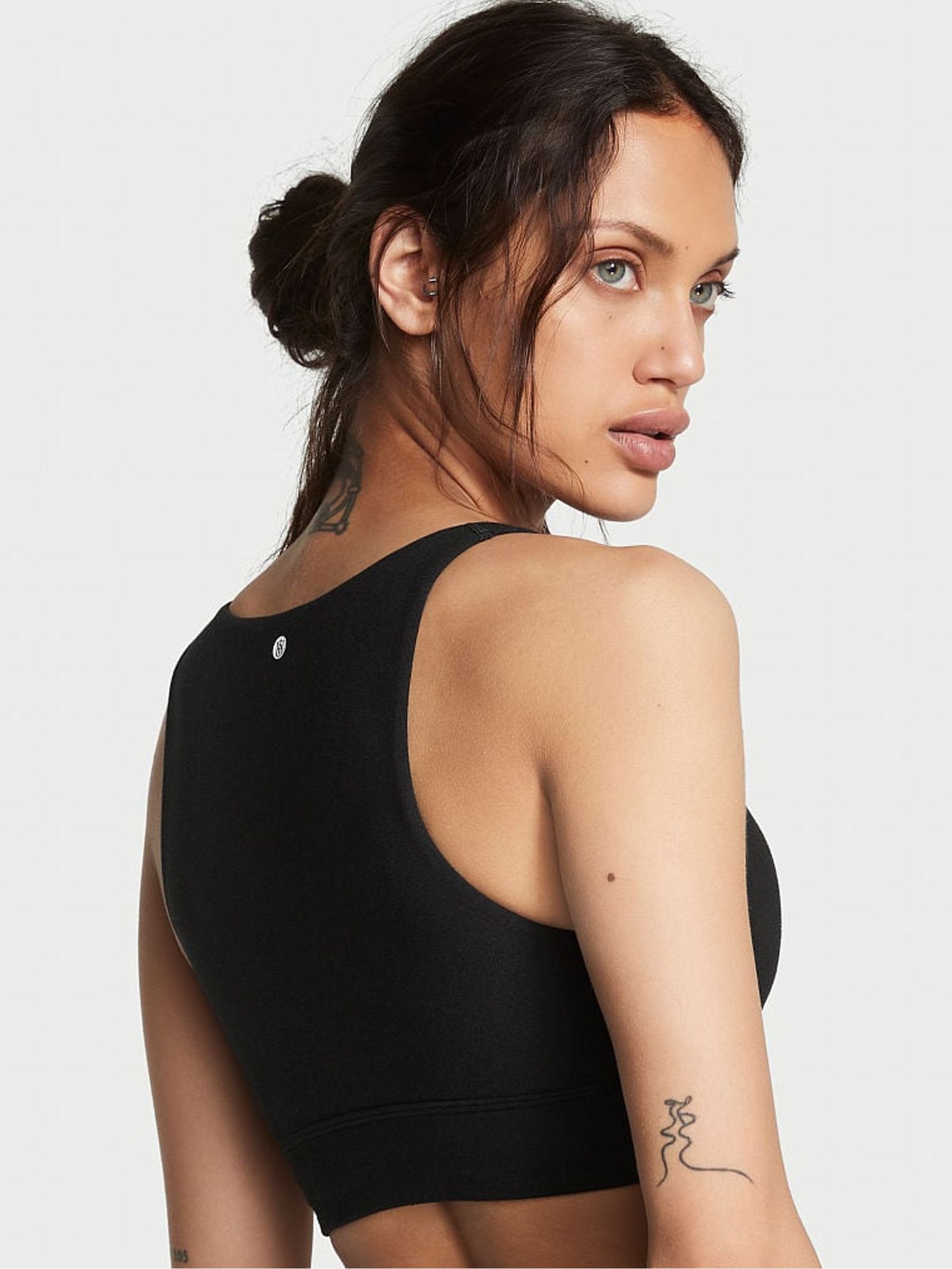 Pure Black Body Cotton Bra - Image 2 of 3