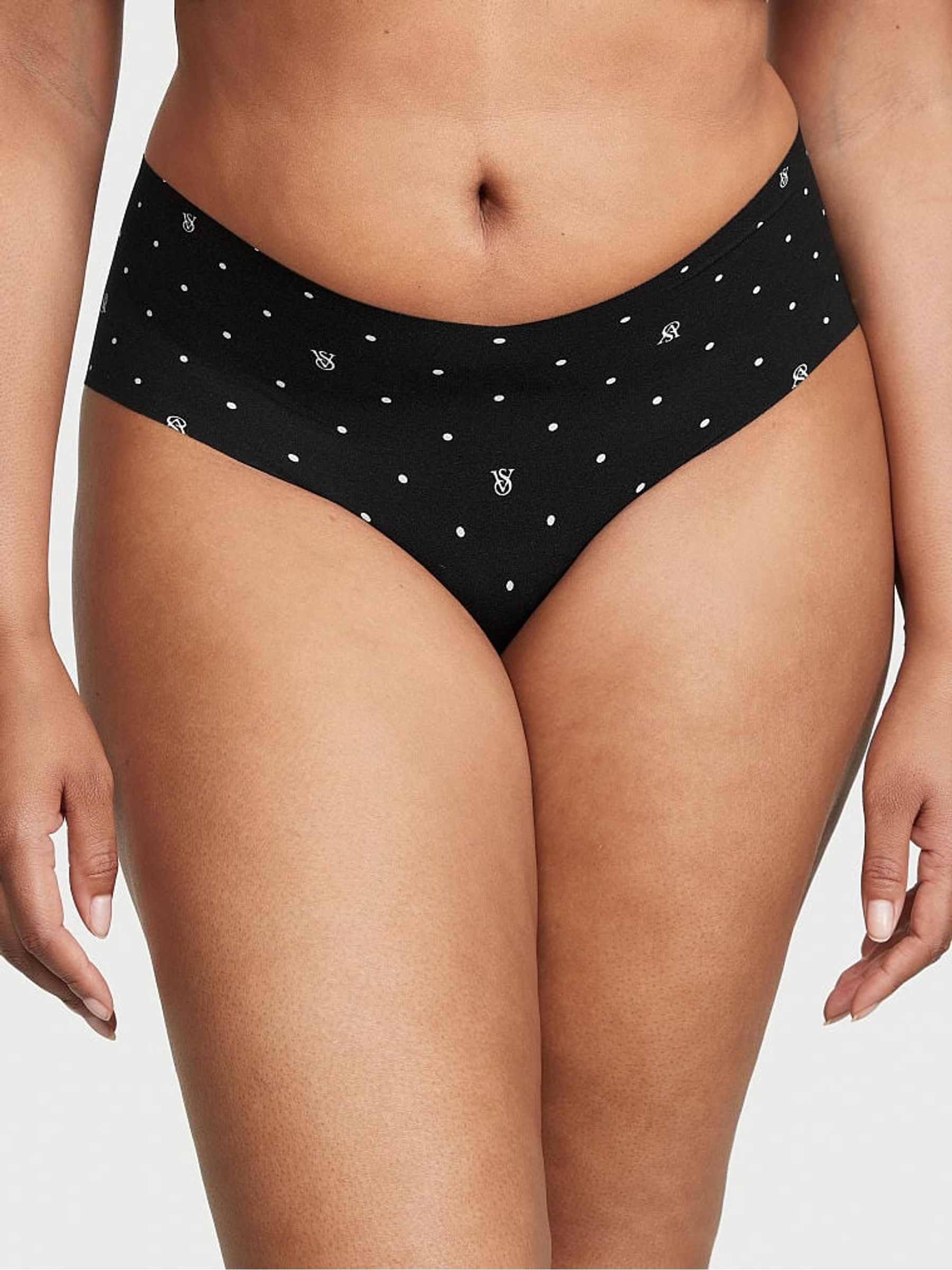 Black Logo Smooth Hipster Knickers - Image 1 of 3