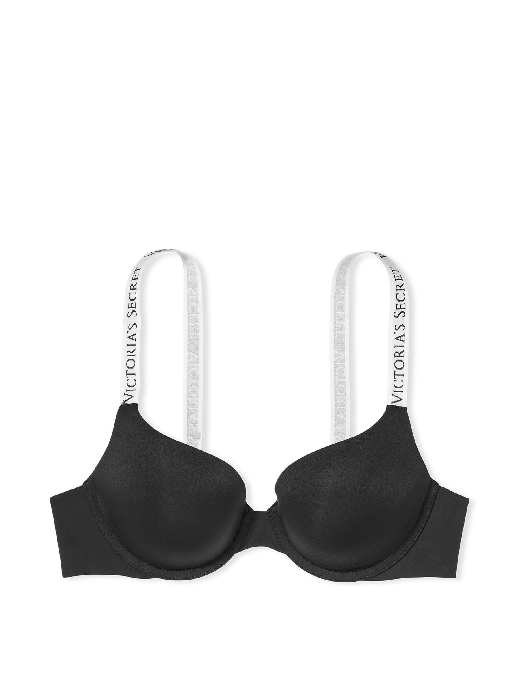 Black and White Full Cup Push Up Bra - Image 3 of 3