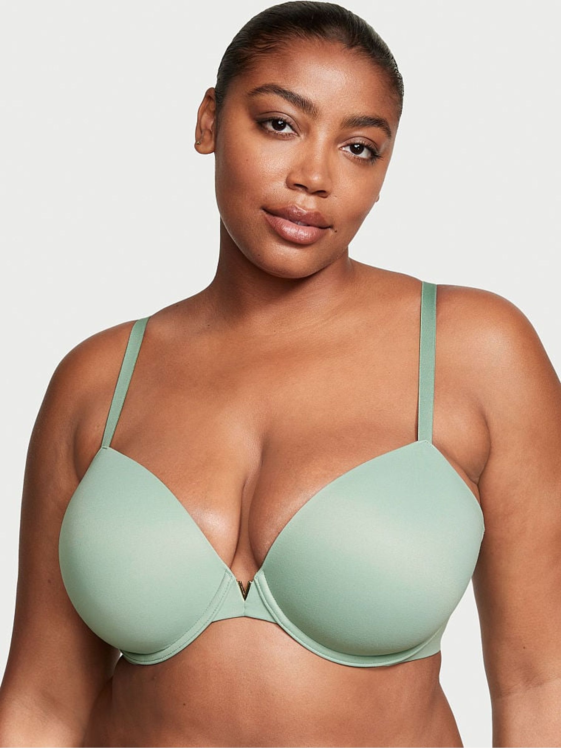 Seasalt Green Lightly Lined Demi Bra - Image 1 of 4