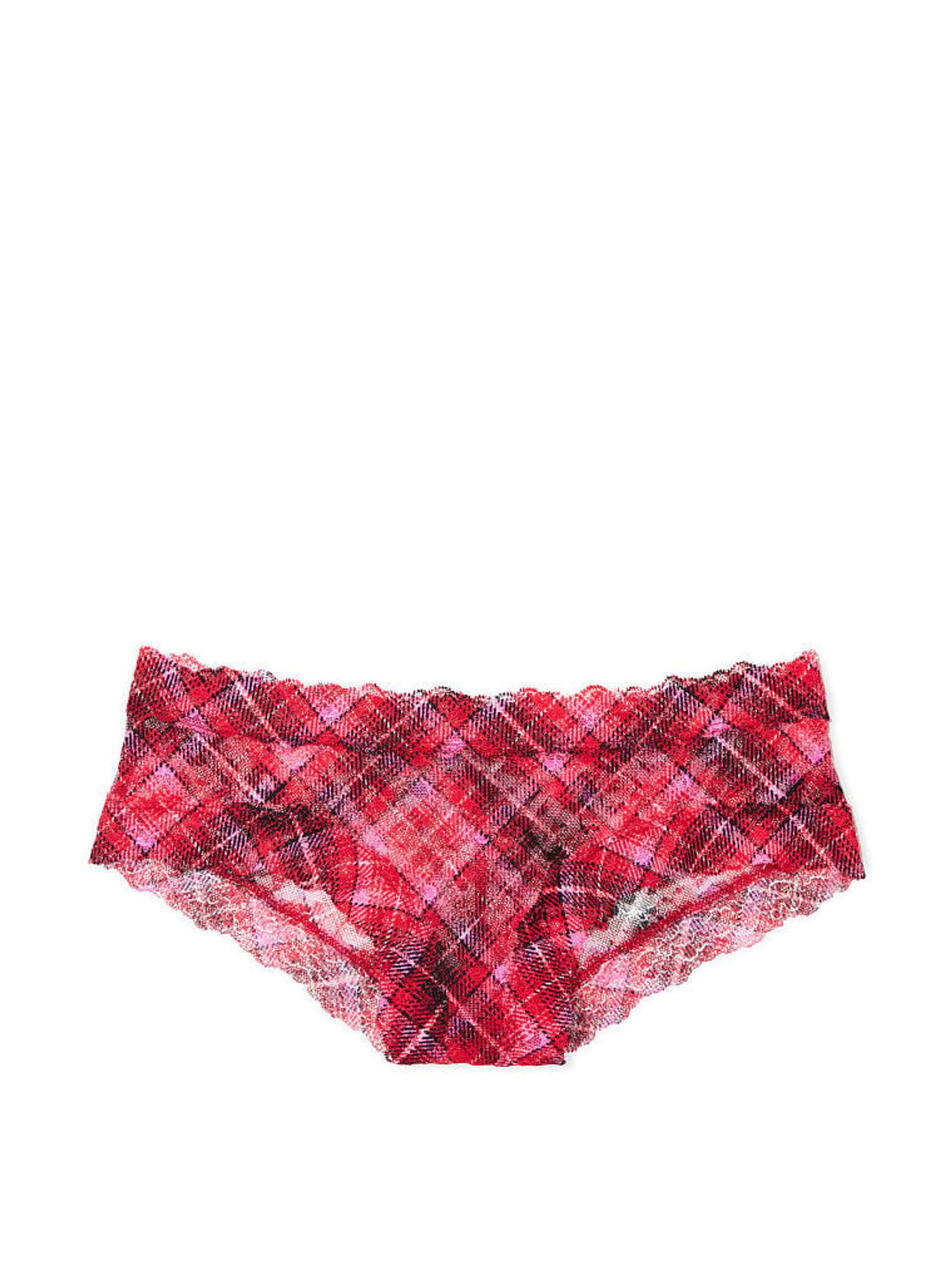 Lipstick Red Chic Tartan Lacie Cheeky Knickers - Image 3 of 3