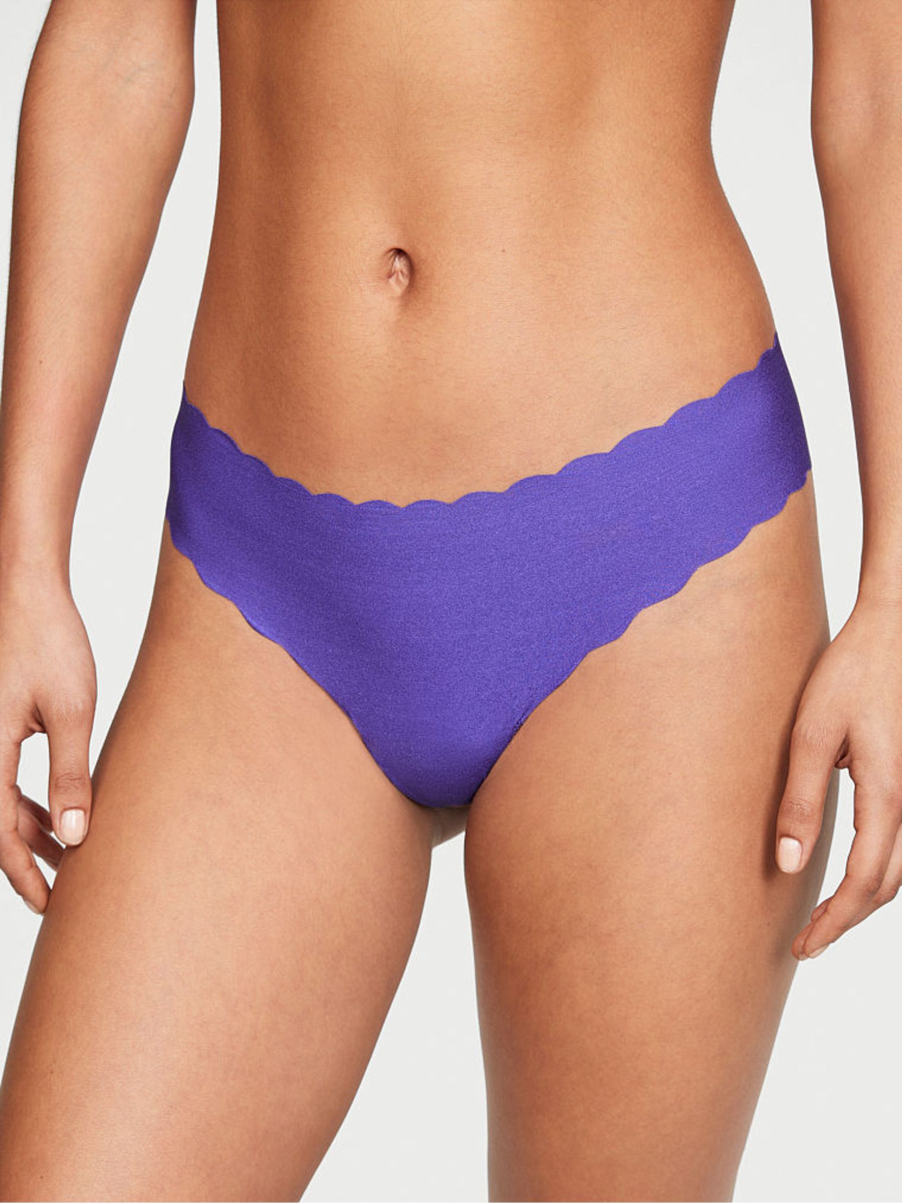 Purple Shock Smooth Thong Knickers - Image 1 of 3