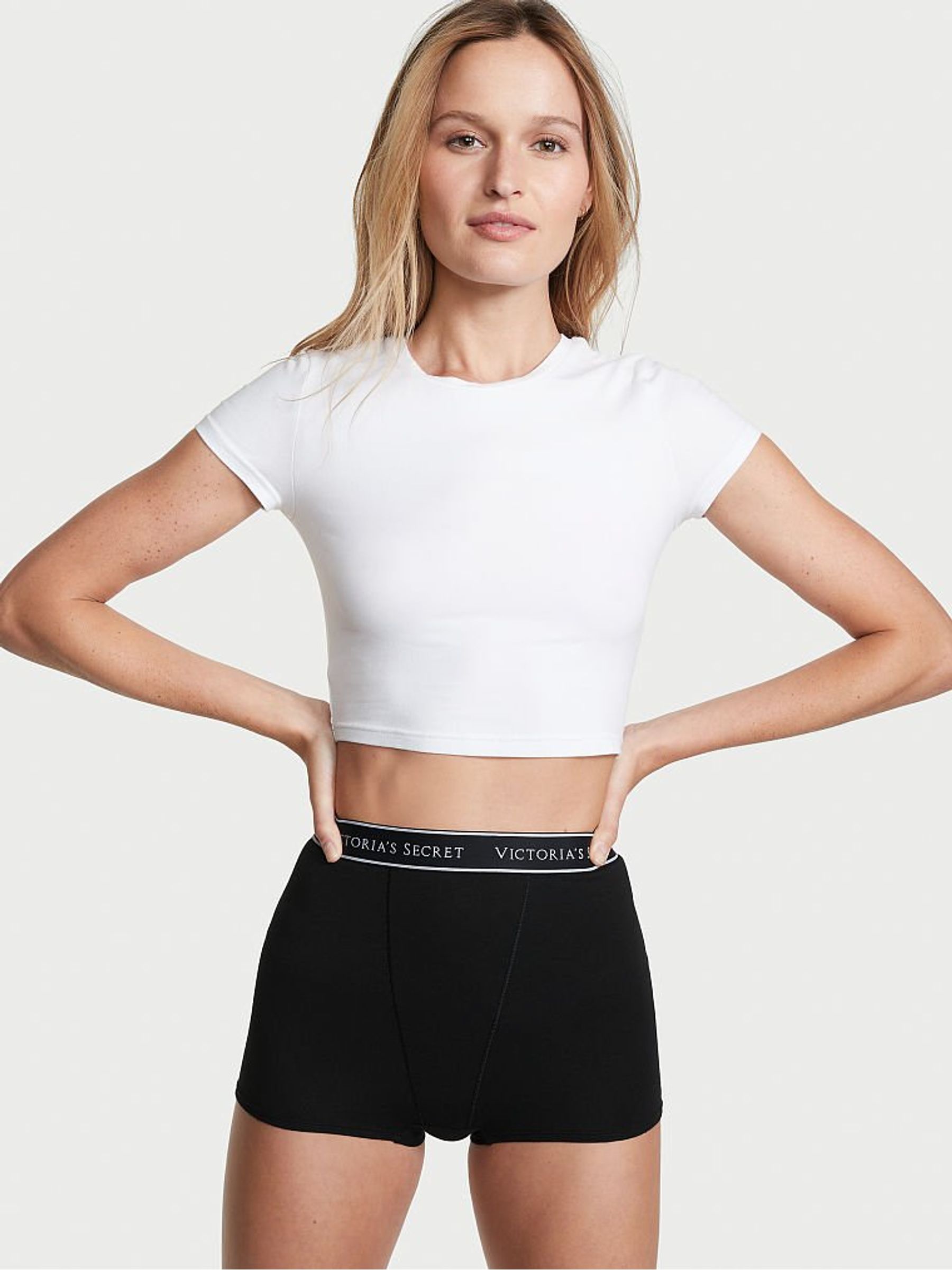 Black High Waisted Short Knickers - Image 1 of 1