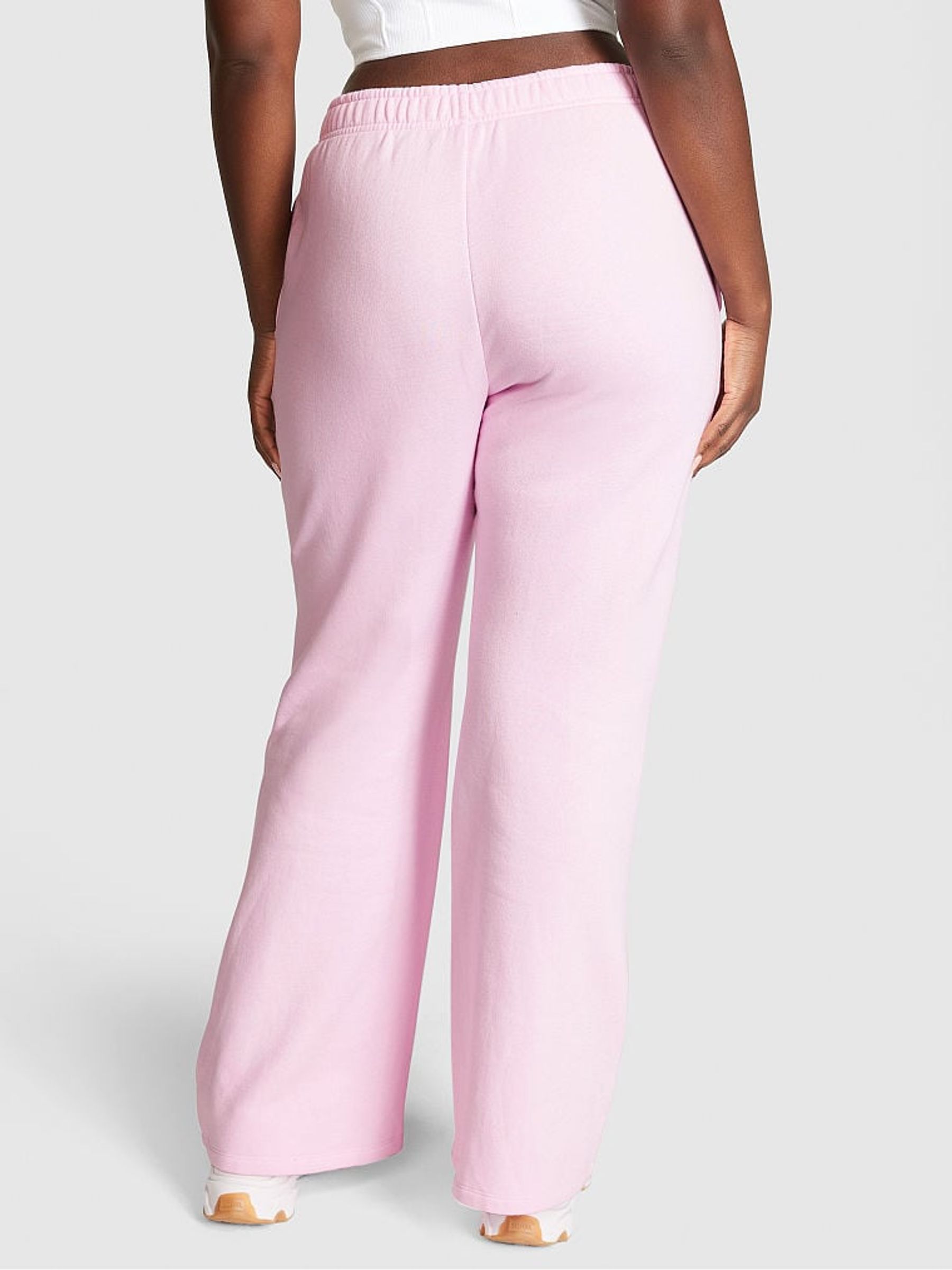 Spring Orchid Pink Flared Fleece Flare Jogger - Image 2 of 3