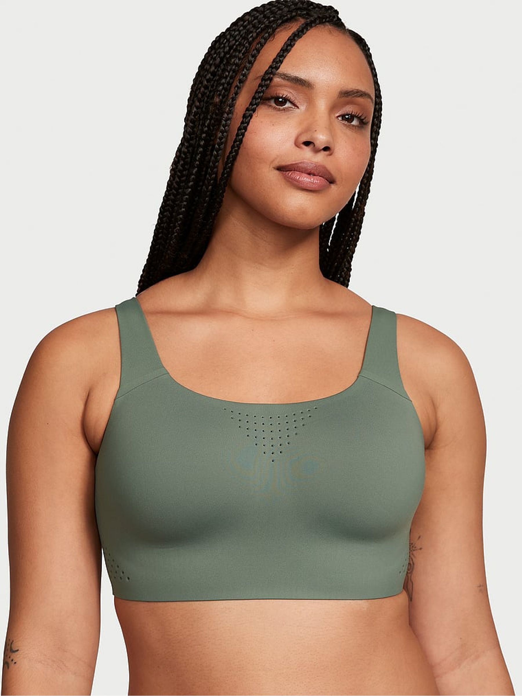 Faded Sage Green Back Close VSX Featherweight™ Max High Support Sports Bra - Image 1 of 4