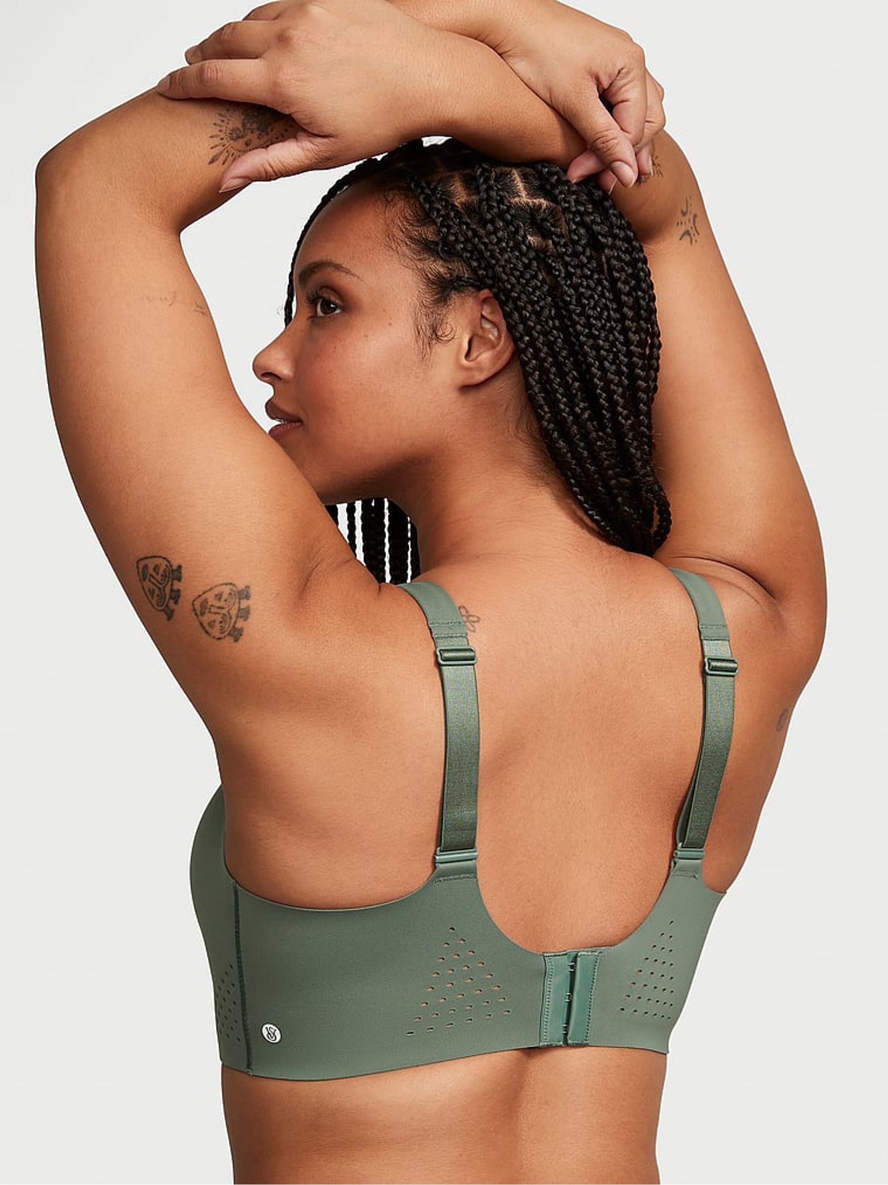 Faded Sage Green Back Close VSX Featherweight™ Max High Support Sports Bra - Image 2 of 4