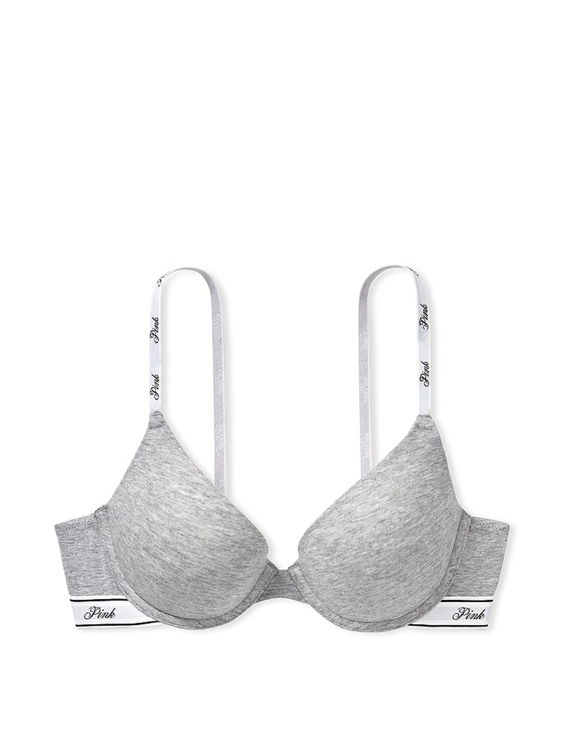 Grey Heather Push Up Bra - Image 3 of 4
