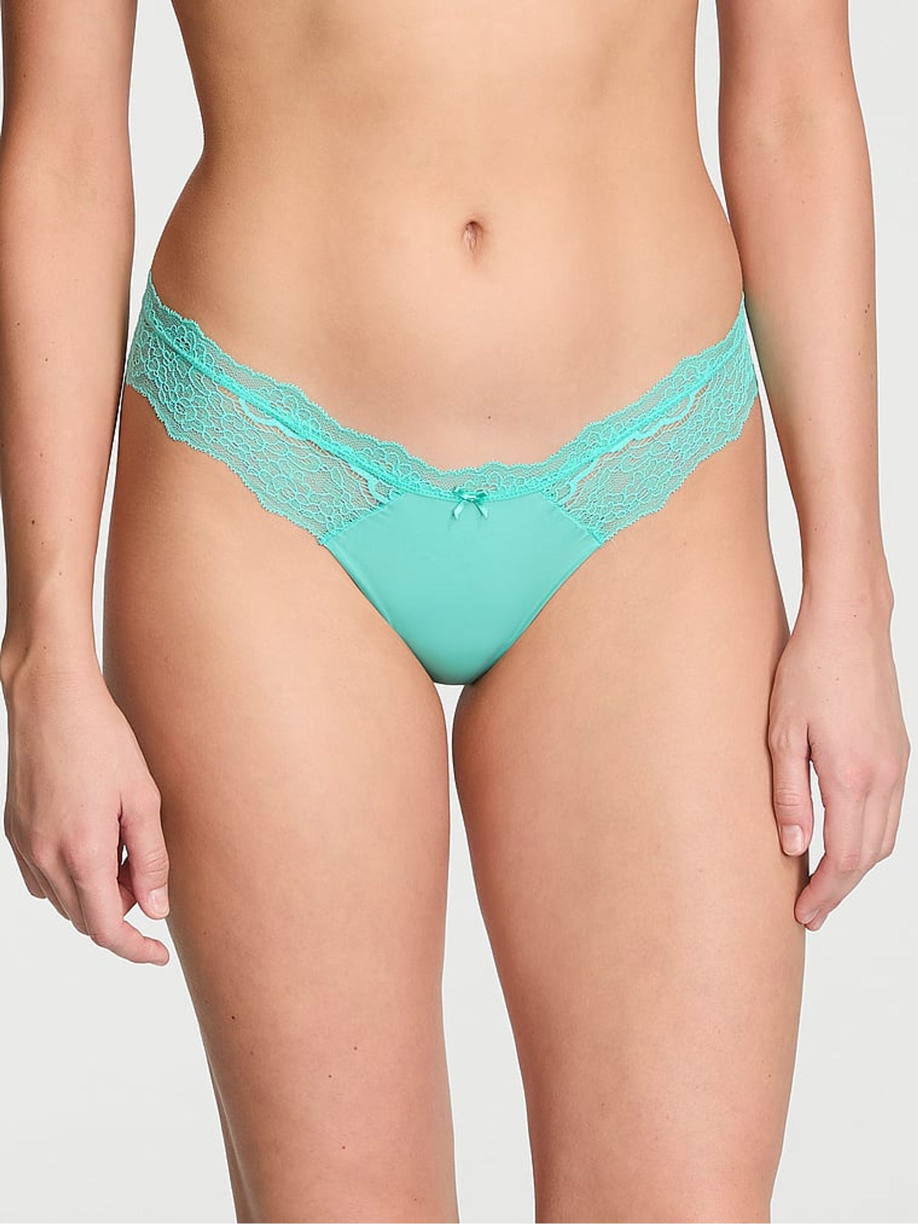 Aquarius Blue Thong Knickers - Image 1 of 4