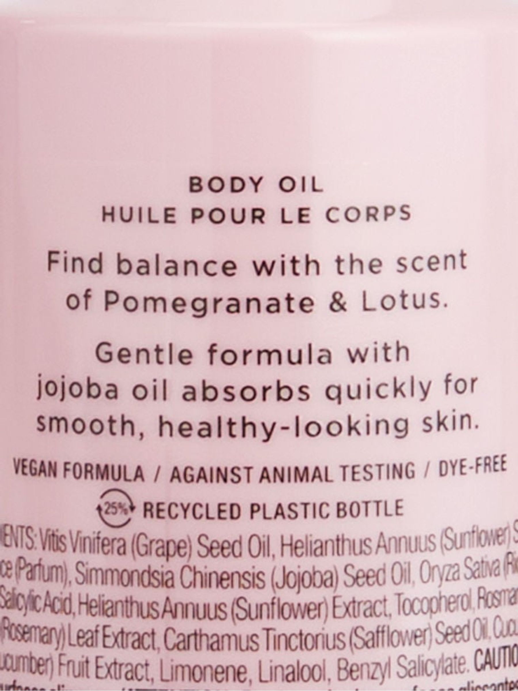 Pomegranate Lotus Body Oil - Image 2 of 2