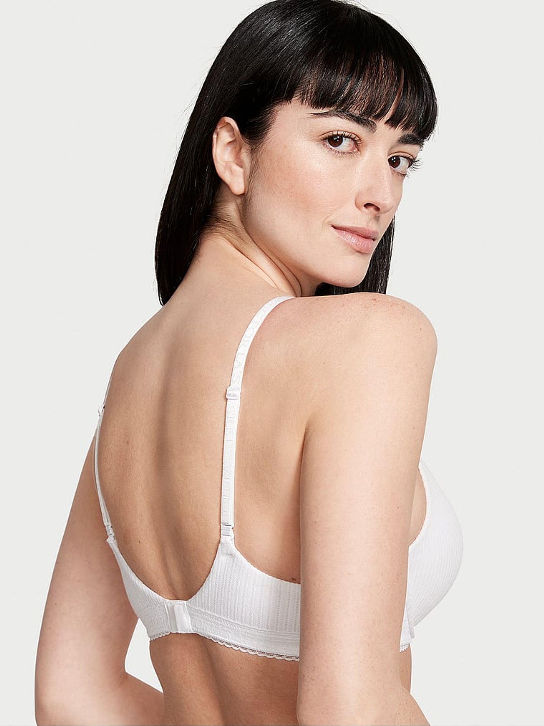 White Strap Full Cup Push Up Bra - Image 2 of 3