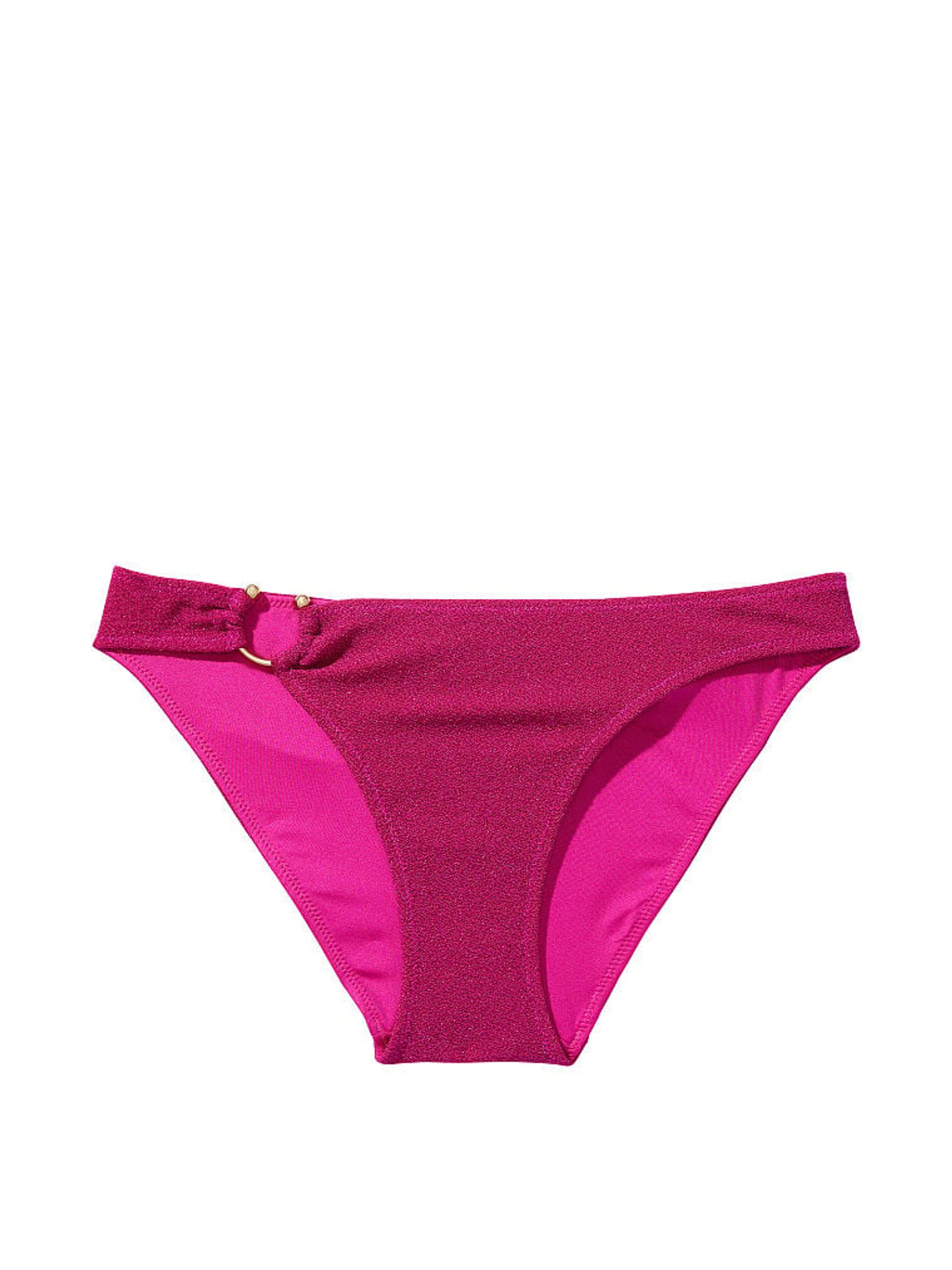 Forever Pink Cheeky Shimmer Swim Bikini Bottom - Image 3 of 4