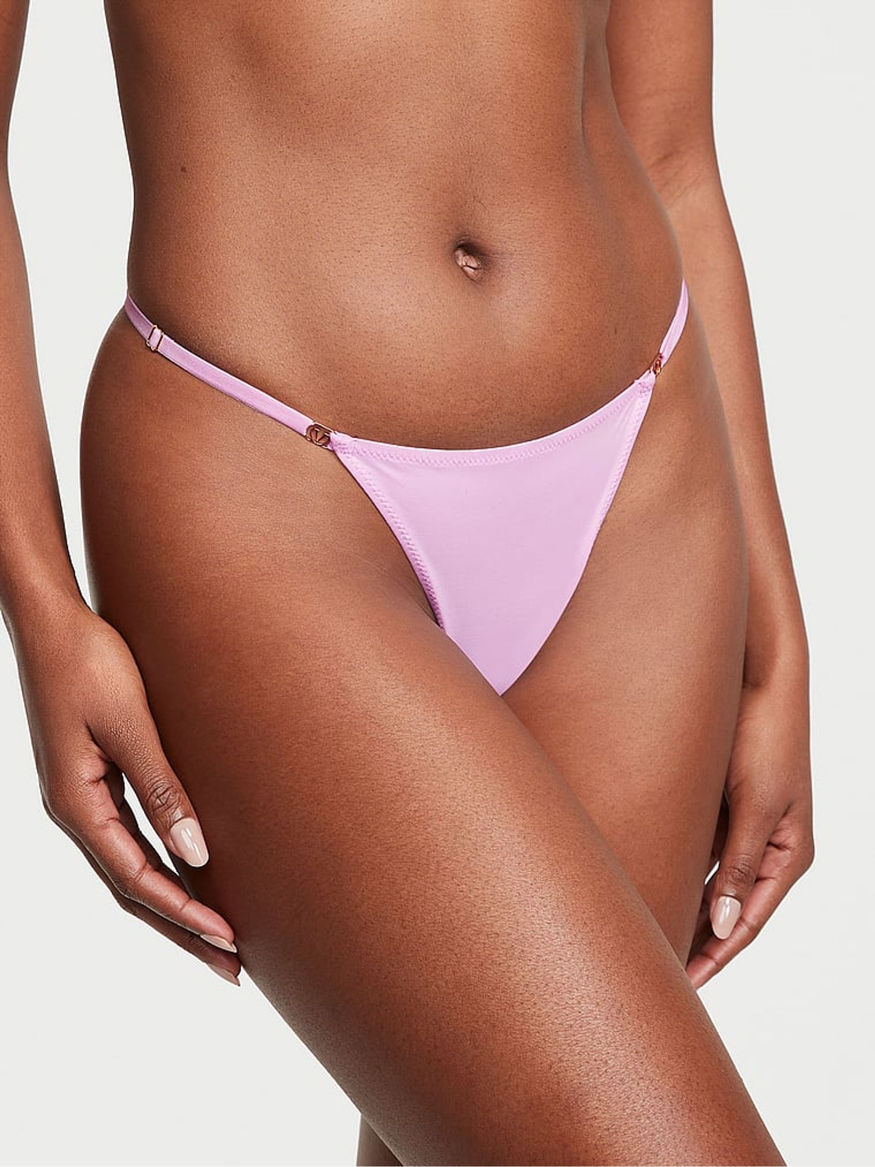Violet Sugar Purple Smooth Thong Knickers - Image 1 of 1