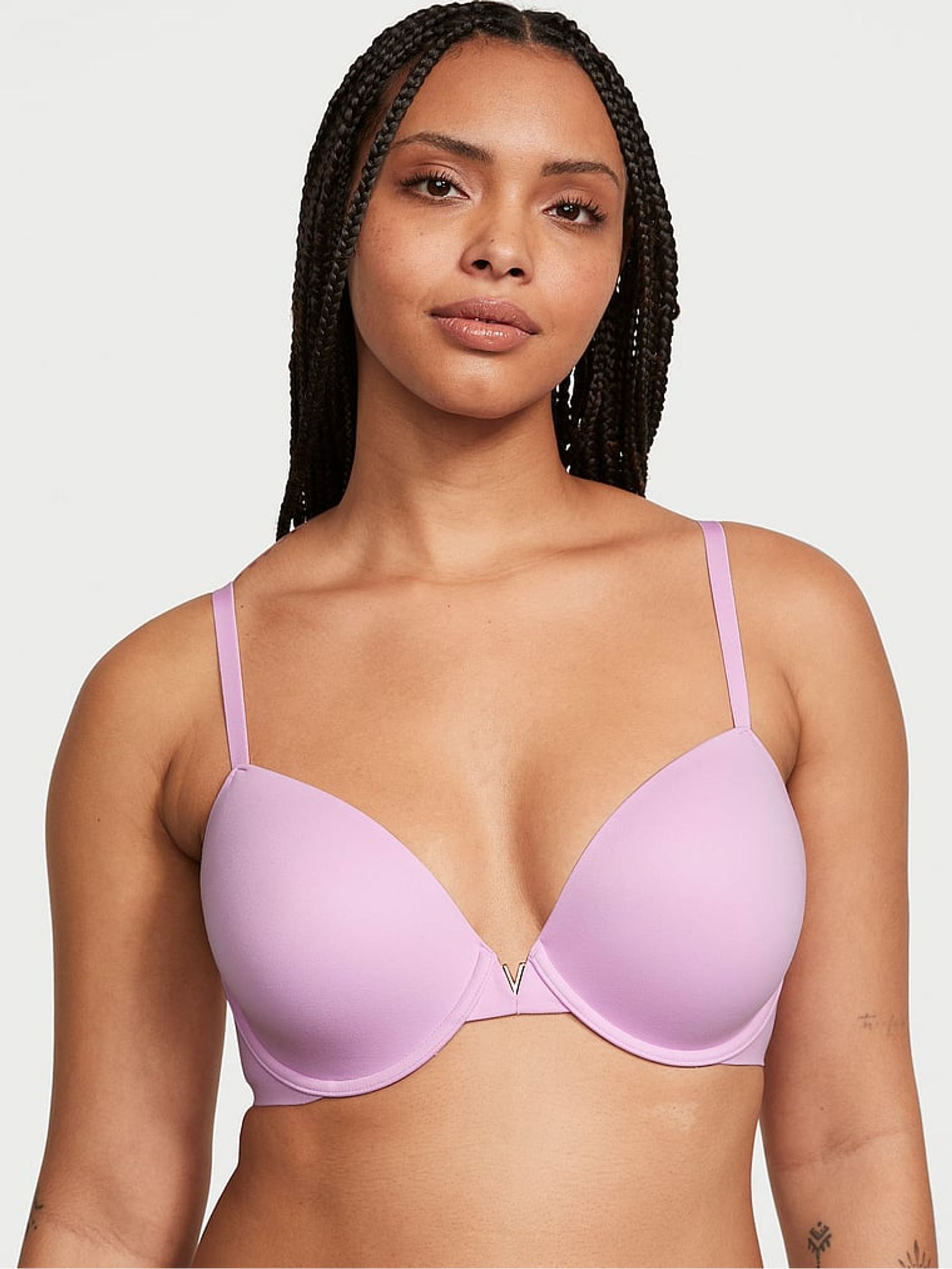 Violet Sugar Purple Smooth Lightly Lined Demi Bra - Image 1 of 4