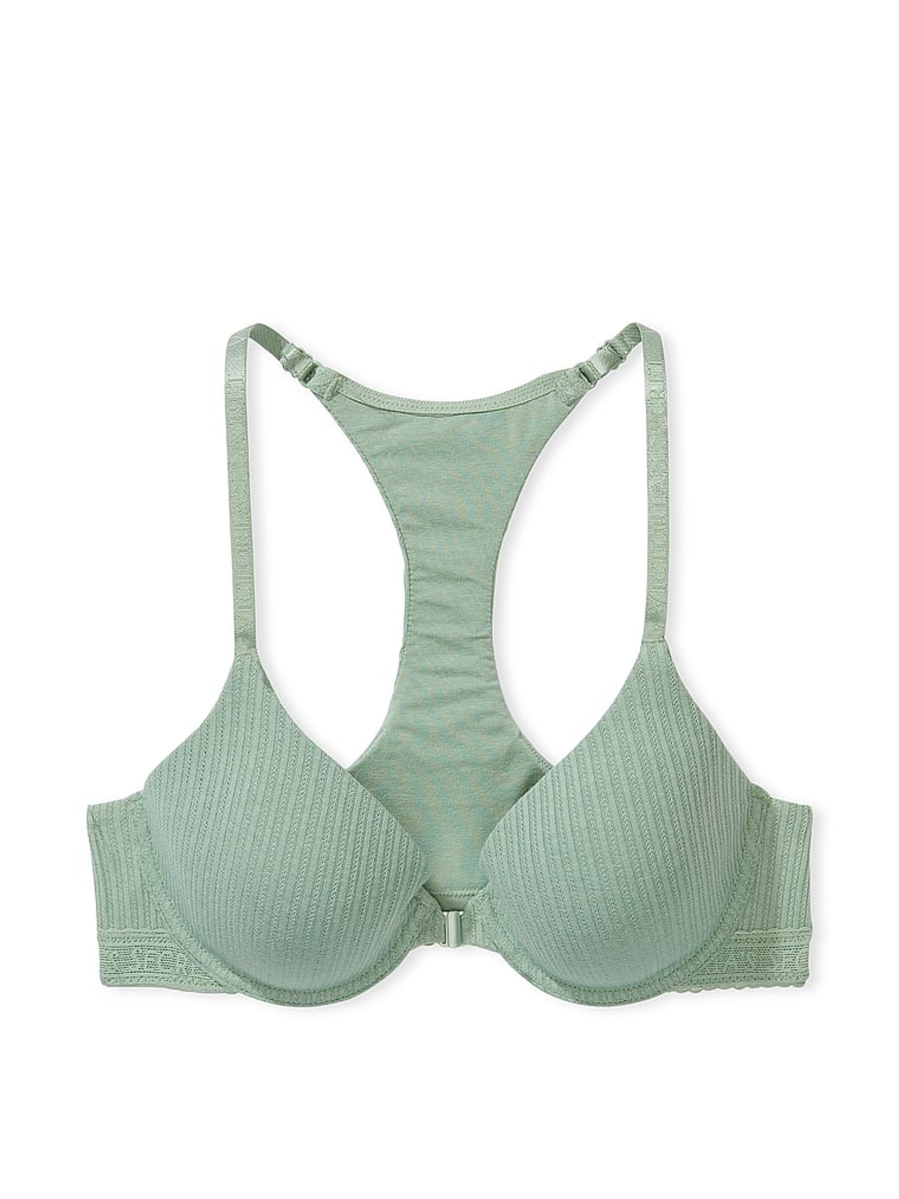 Seasalt Green Rib Full Cup Push Up Bra - Image 3 of 3