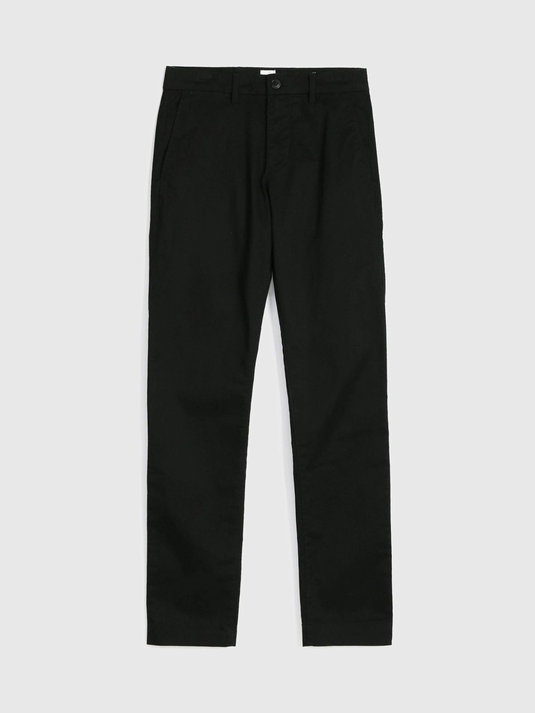 Black Skinny Fit Stretch Essential Chino Trousers - Image 2 of 3
