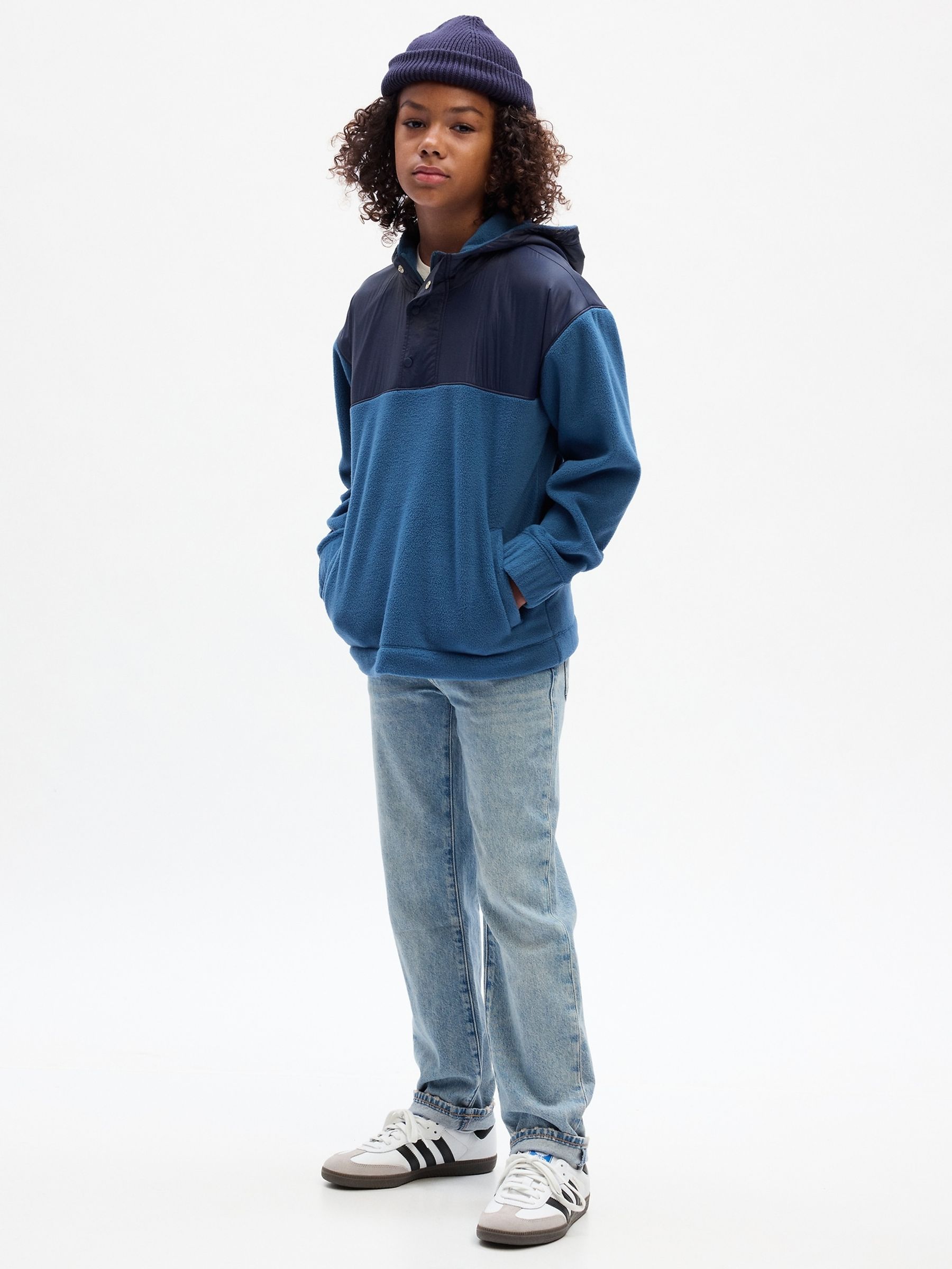 Vintage Wash Blue Original Fit Washwell Jeans (5-14yrs) - Image 3 of 5