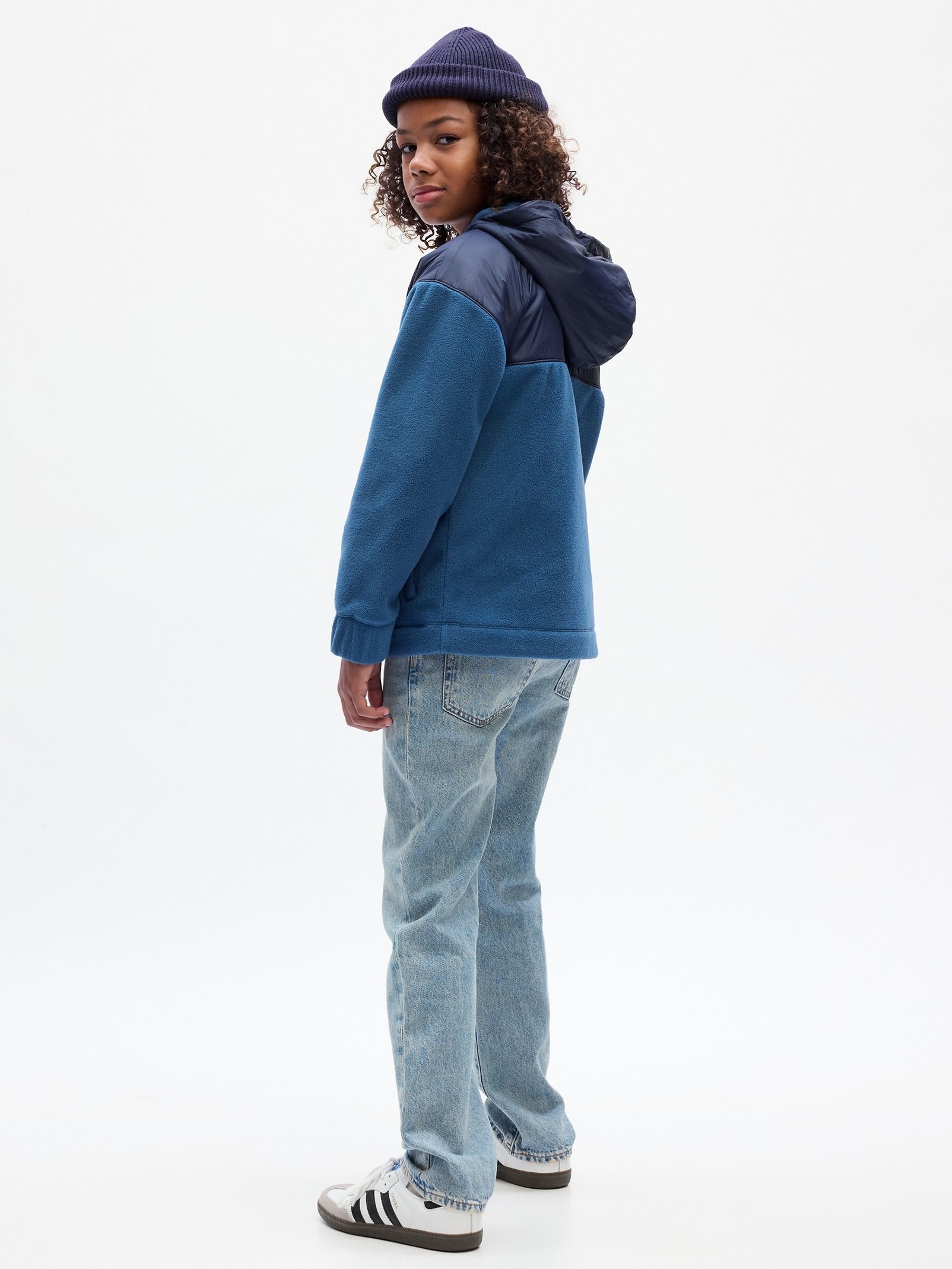 Vintage Wash Blue Original Fit Washwell Jeans (5-14yrs) - Image 4 of 5