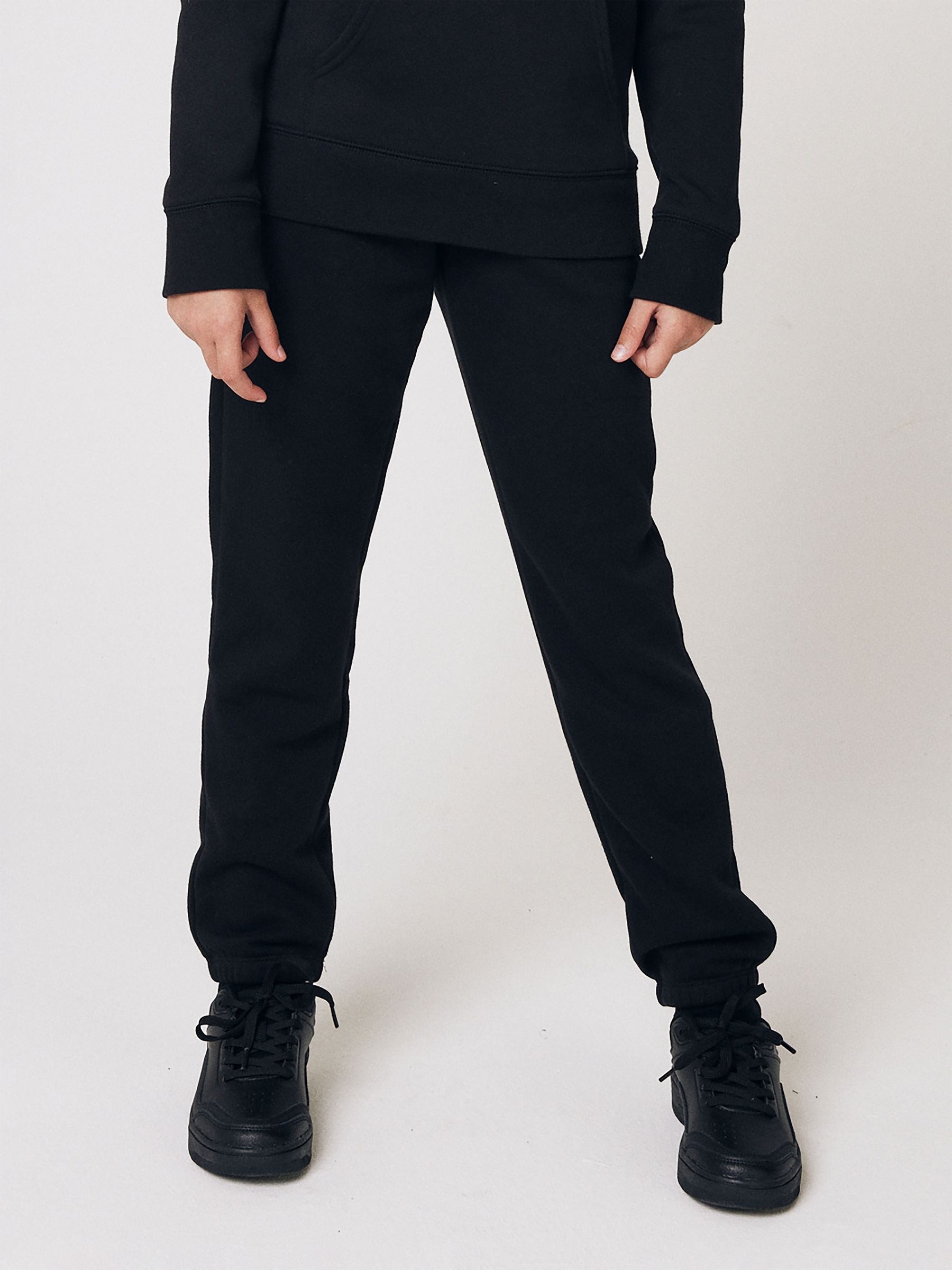 Black Logo Fleece-Lined Joggers (4-13yrs) - Image 1 of 5
