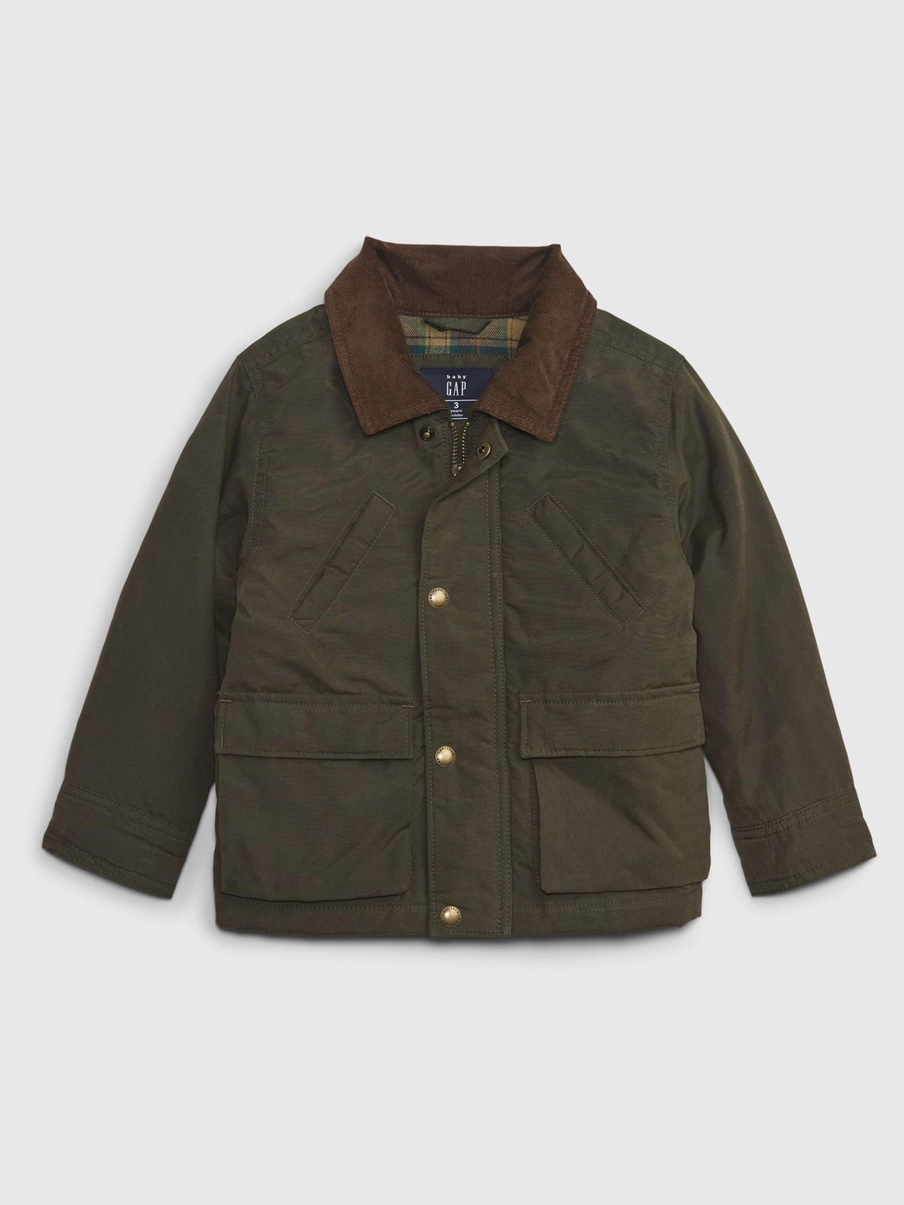 Green Waxed Utility Jacket - Image 1 of 1
