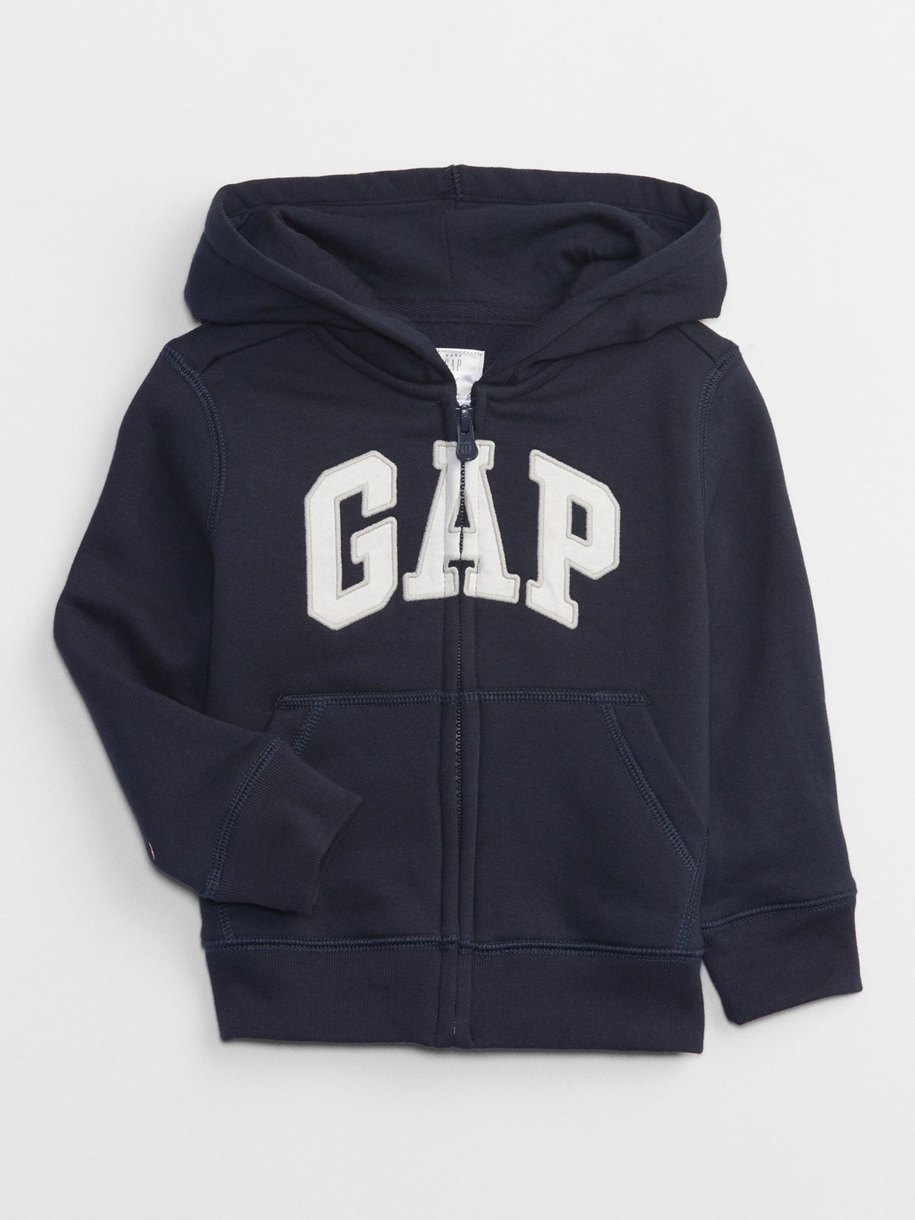 Blue Logo Zip Through Hoodie (Newborn-7yrs) - Image 1 of 2