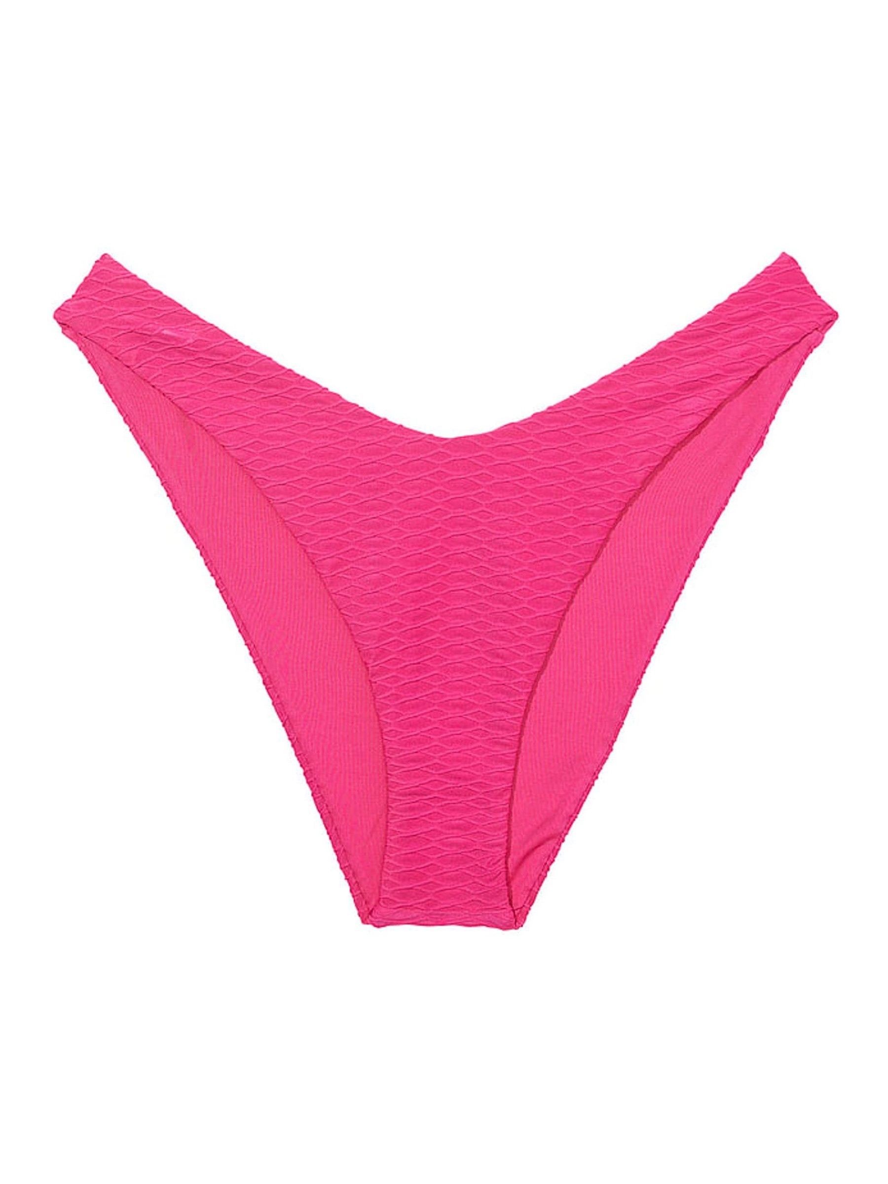 Forever Pink Fishnet Brazilian Swim Bikini Bottom - Image 3 of 3