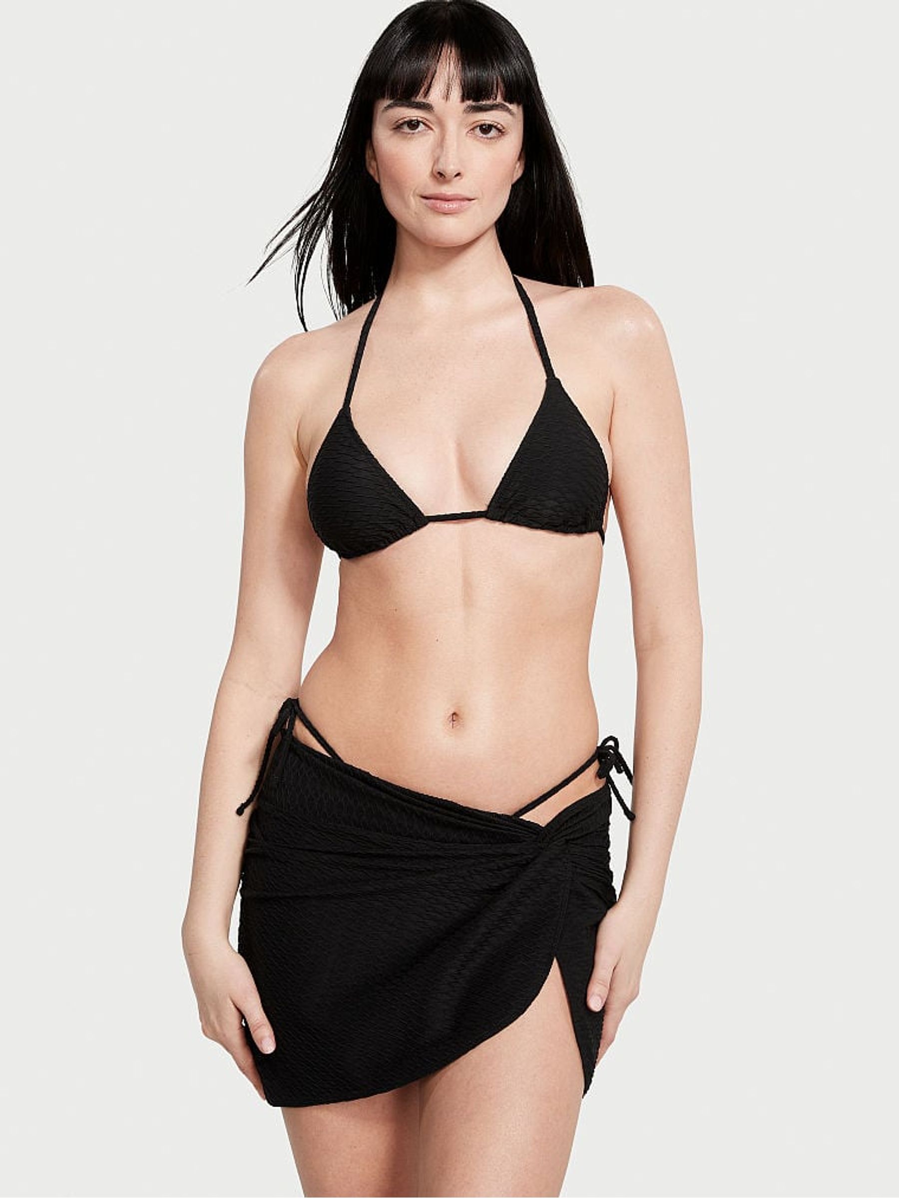Black Fishnet Sarong - Image 1 of 3