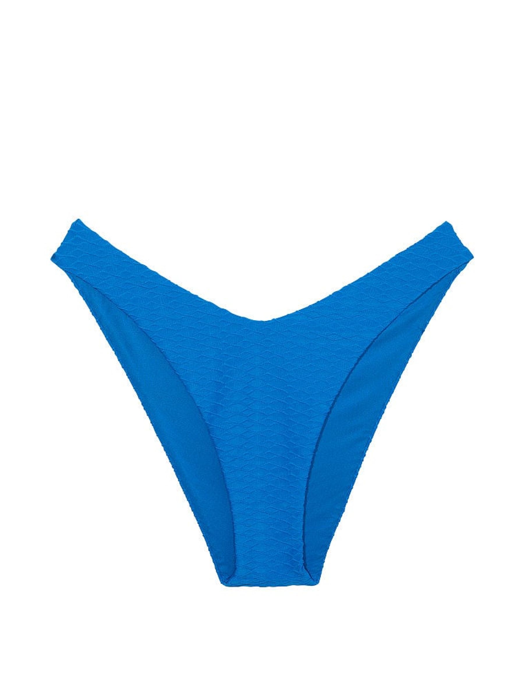 Shocking Blue Fishnet Brazilian Swim Bikini Bottom - Image 3 of 3