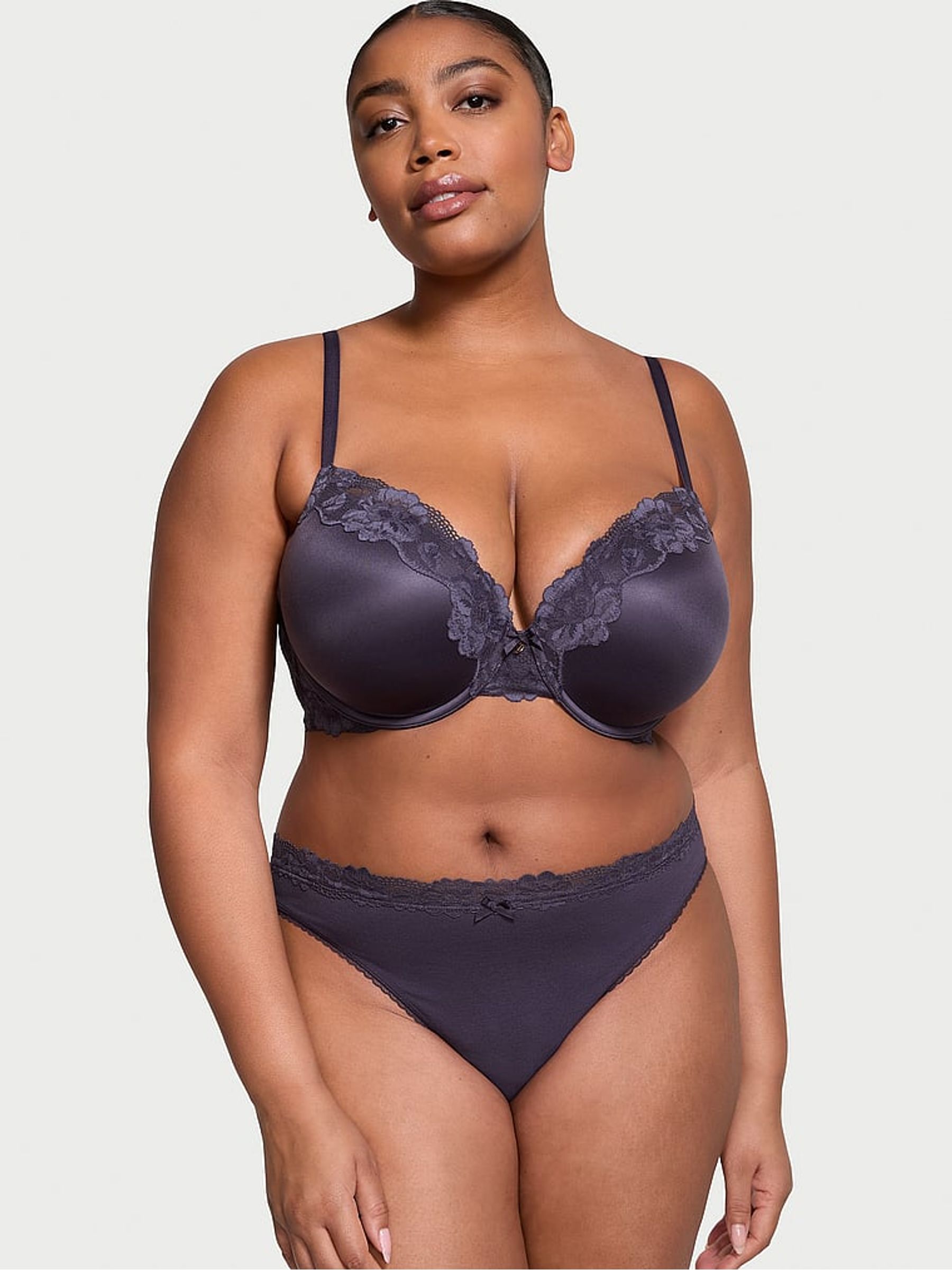 Bad Boy Grey Full Cup Push Up Bra - Image 3 of 4