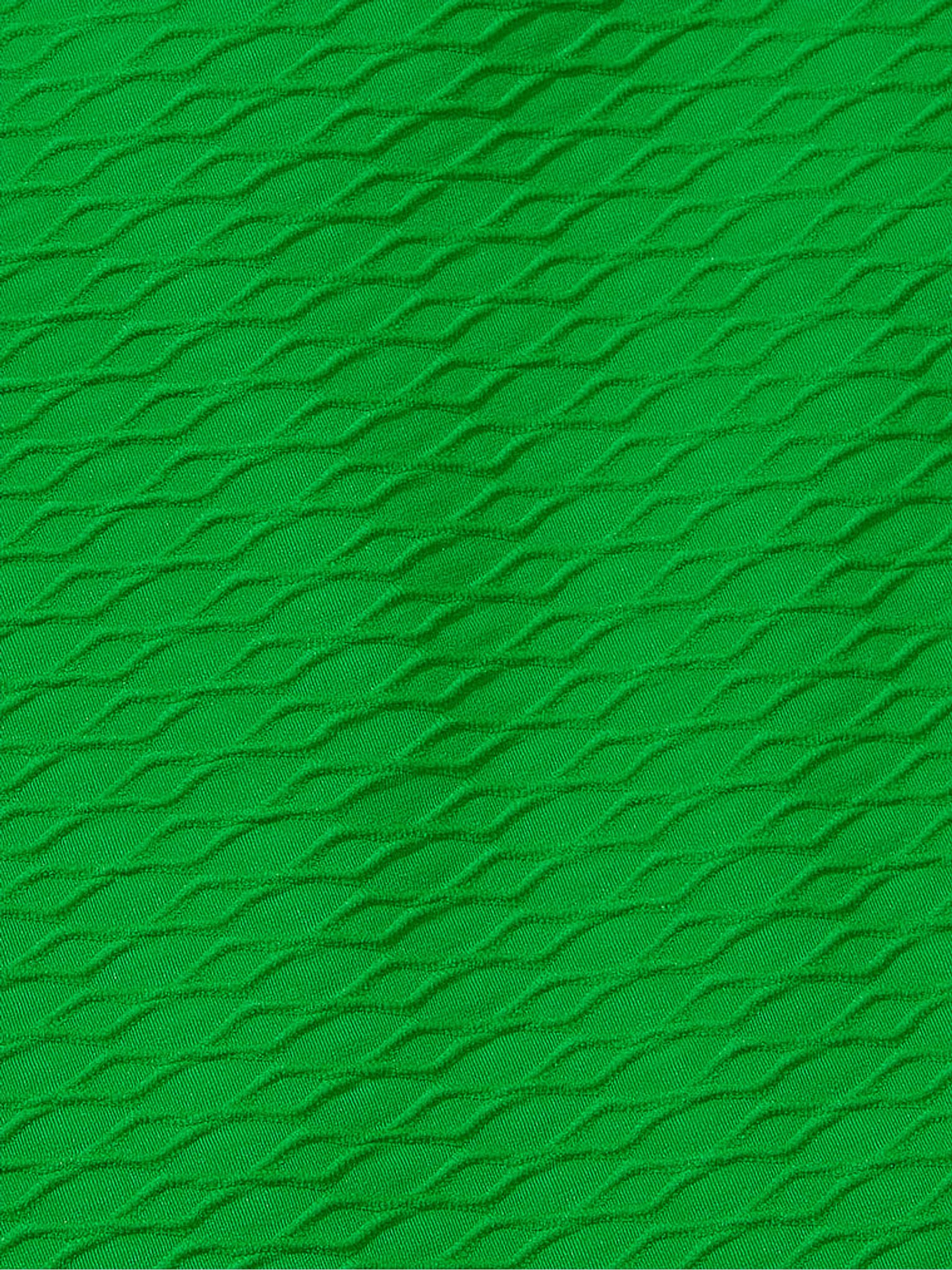 Green Fishnet High Waisted Swim Bikini Bottom - Image 4 of 4