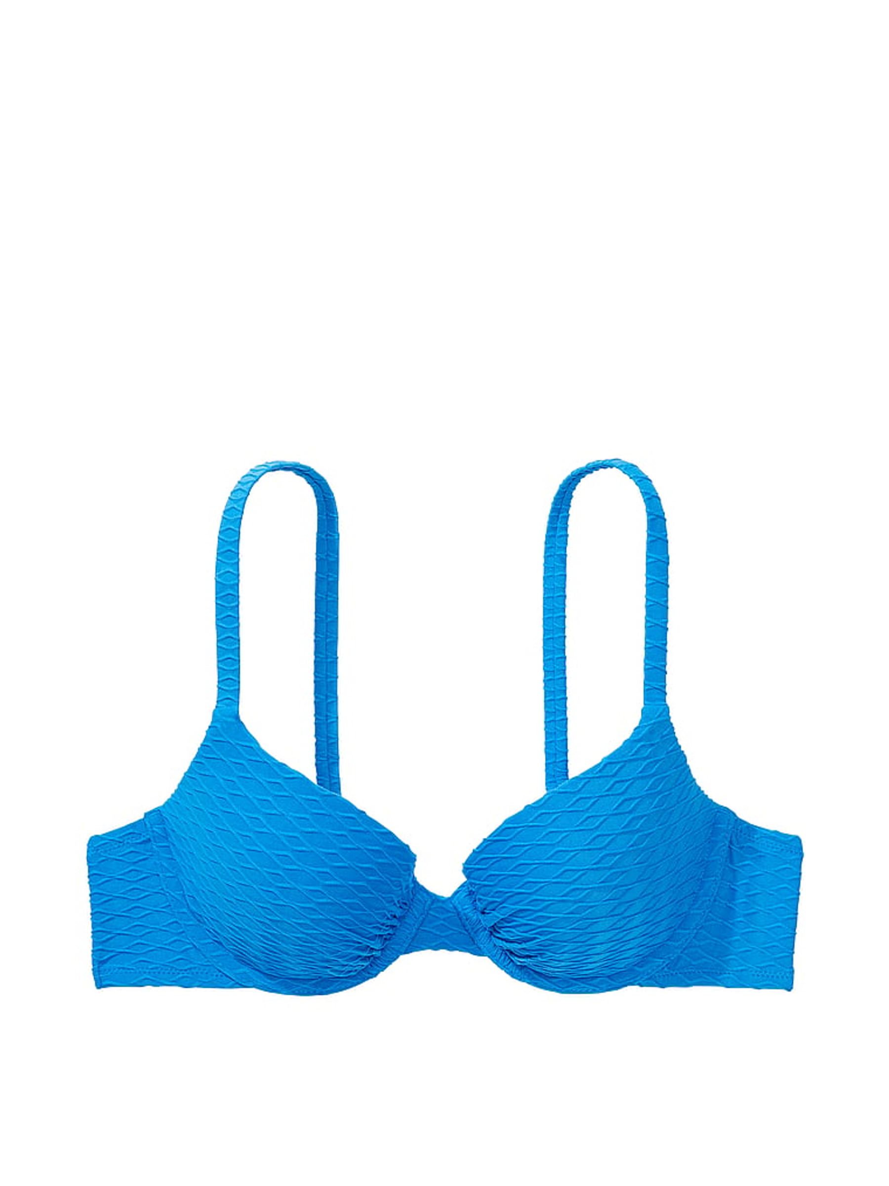 Shocking Blue Fishnet Padded Swim Bikini Top - Image 3 of 3