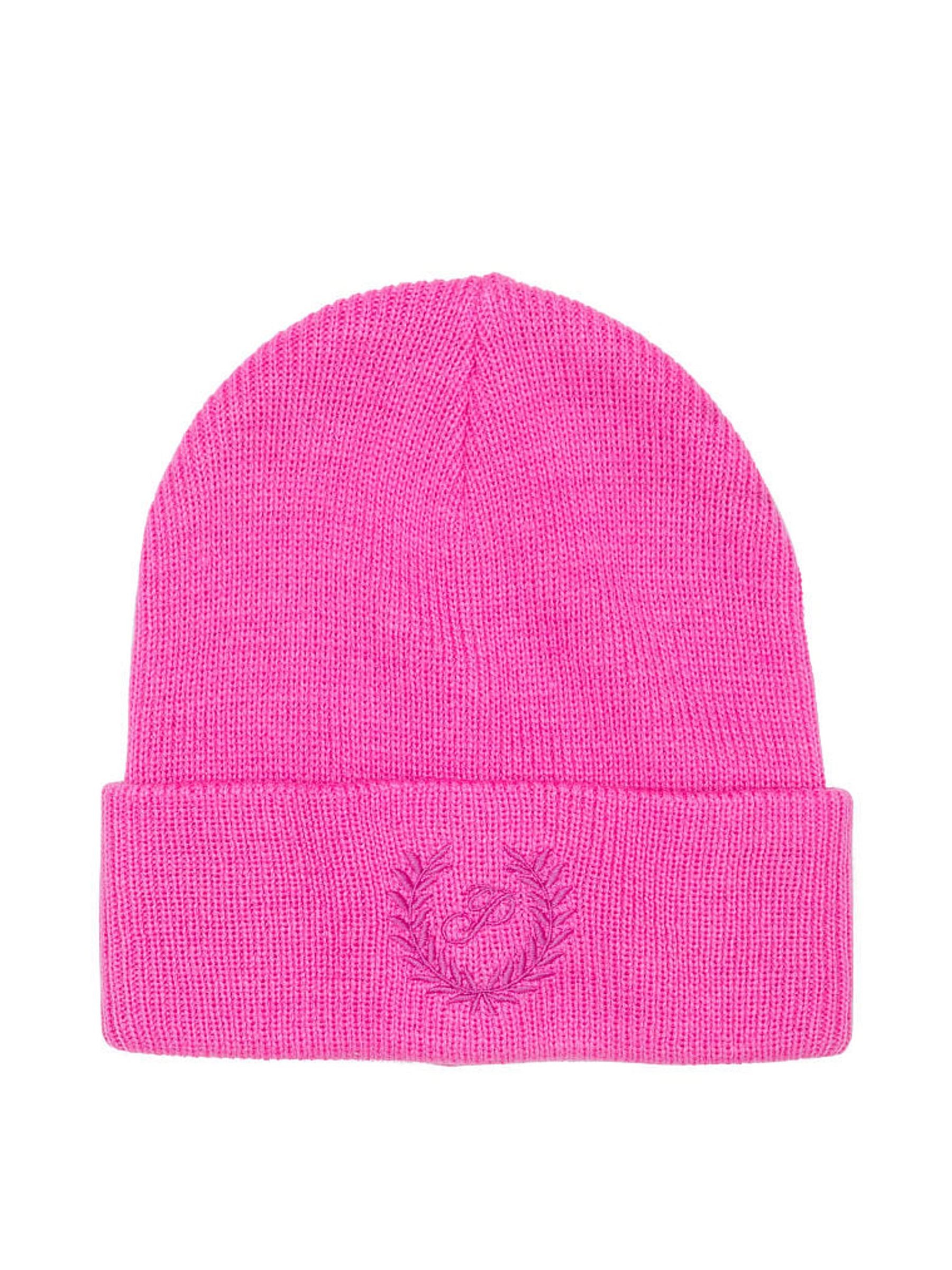 Pink Berry Rib Beanie Hat - Image 2 of 2