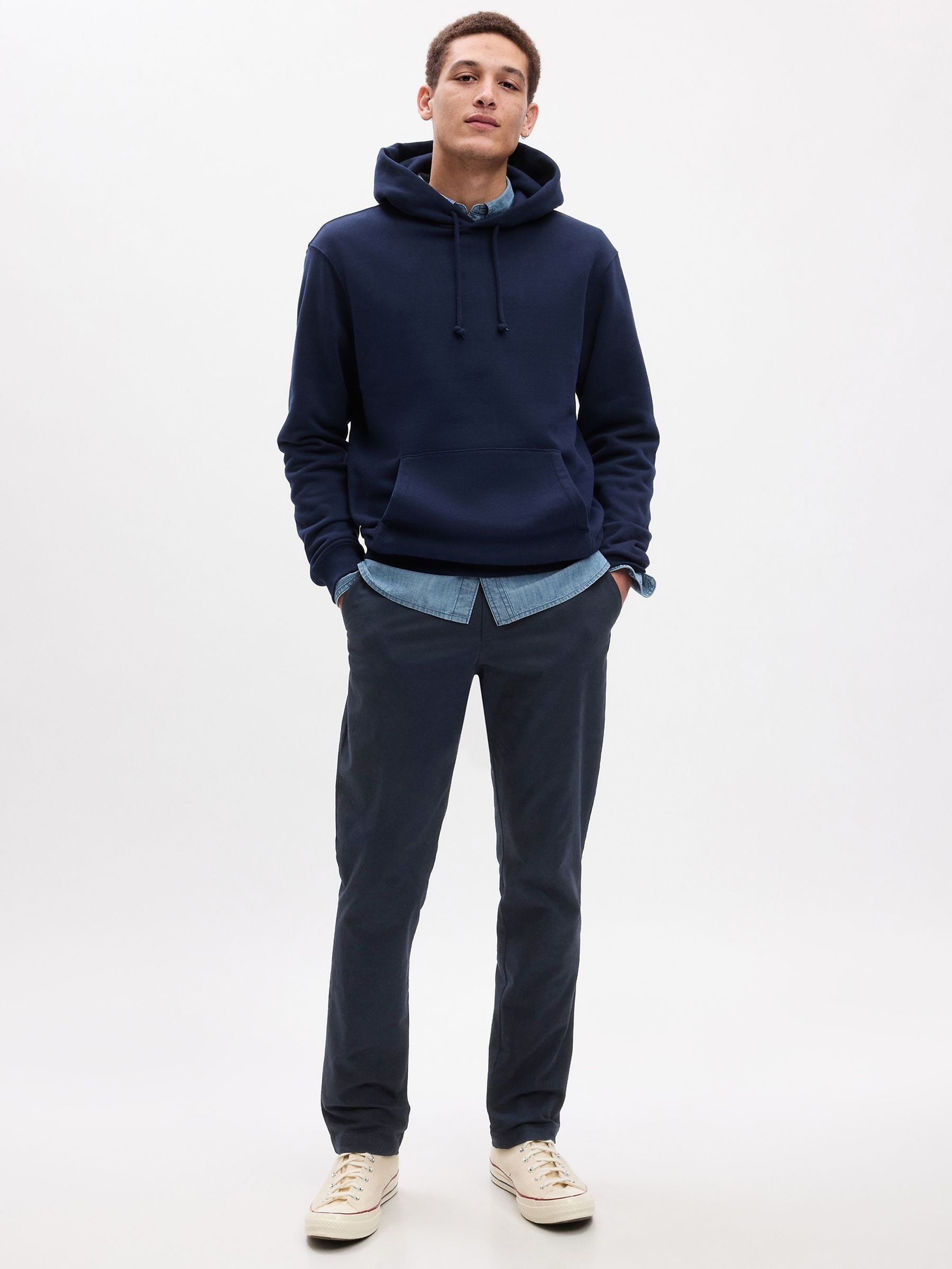 Blue Slim Fit Essential Chinos - Image 2 of 7