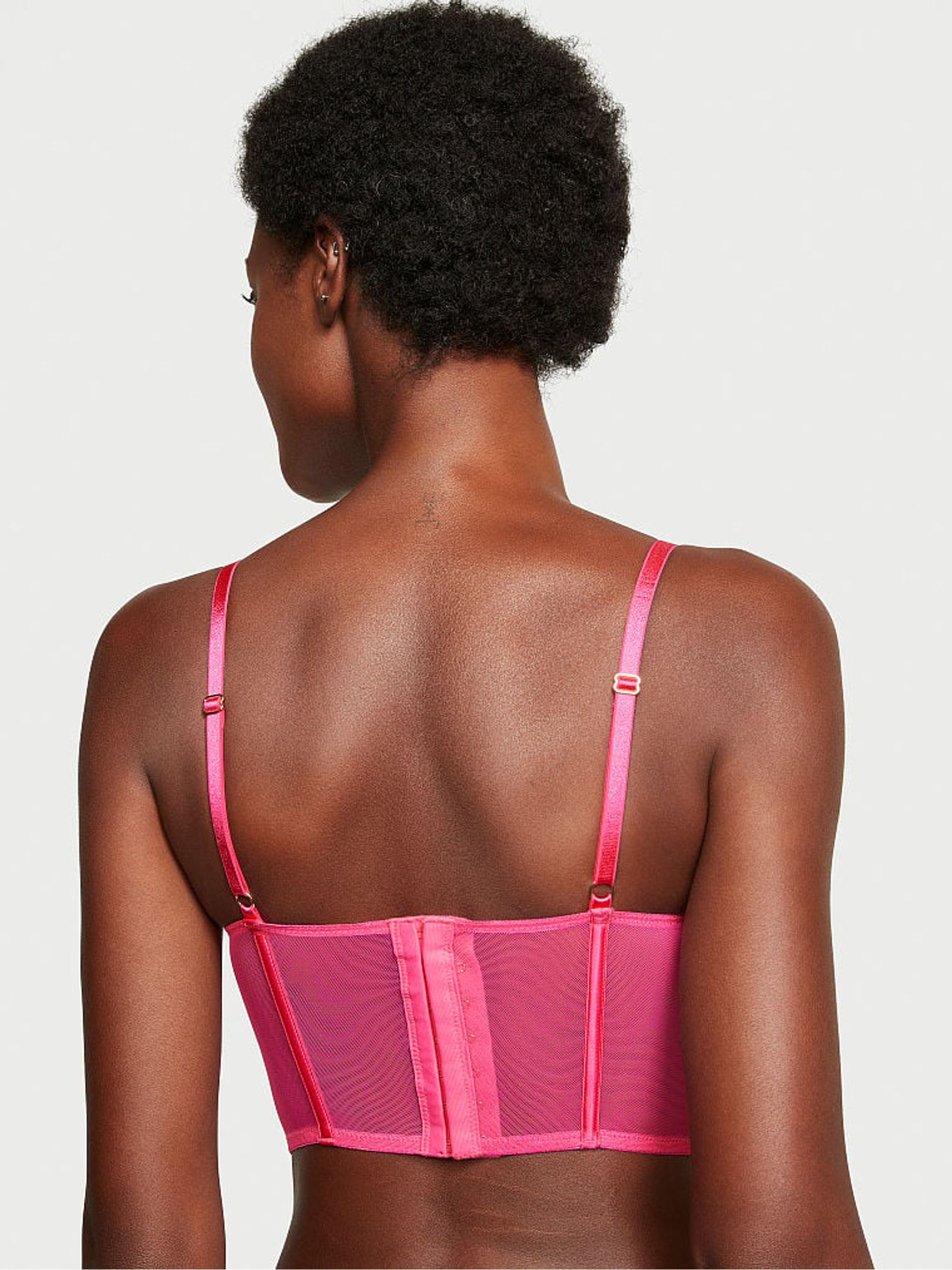 Forever Pink Hearts Corset Bra - Image 2 of 5