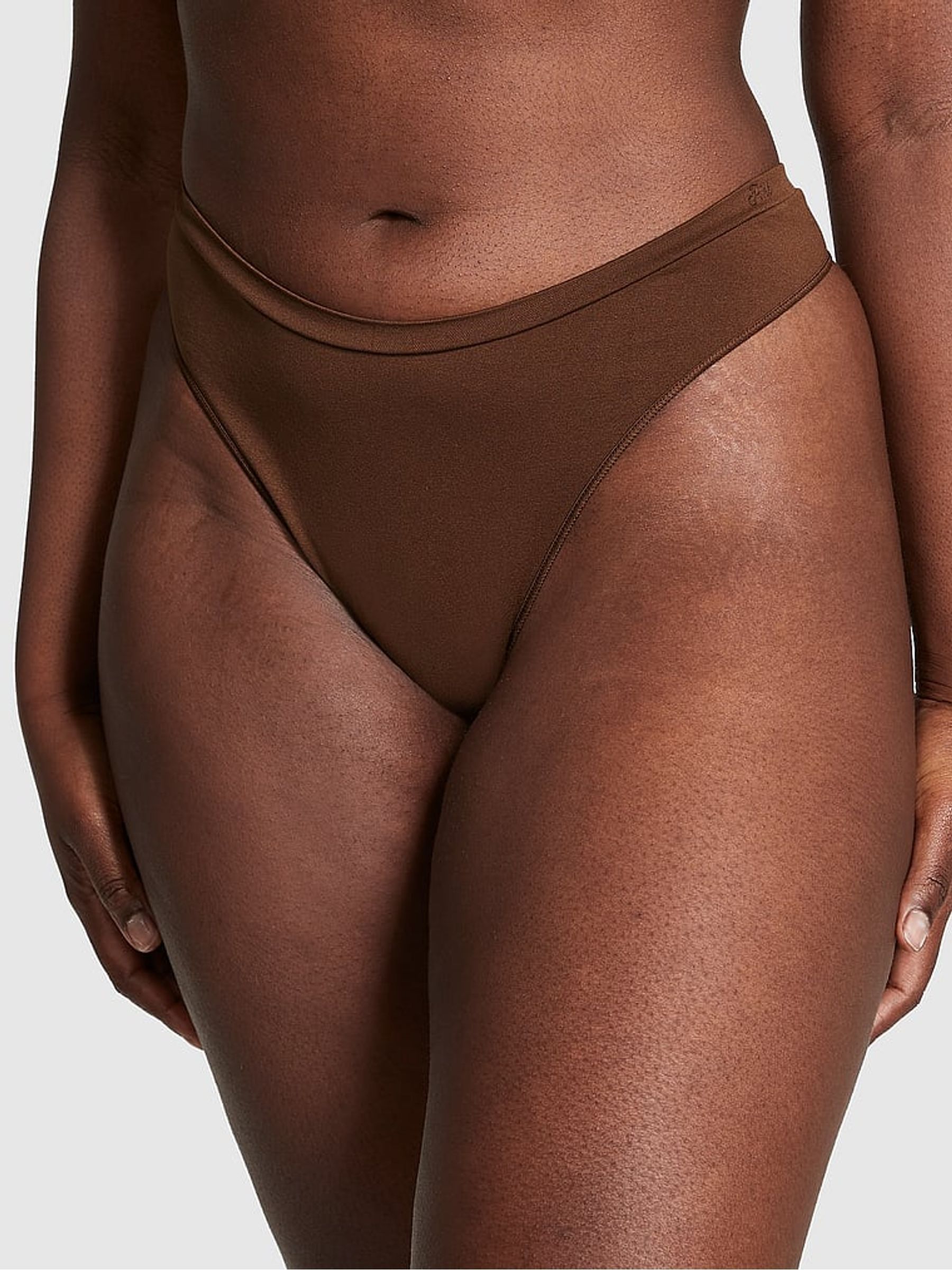 Nude Ganache Thong Knickers - Image 1 of 3