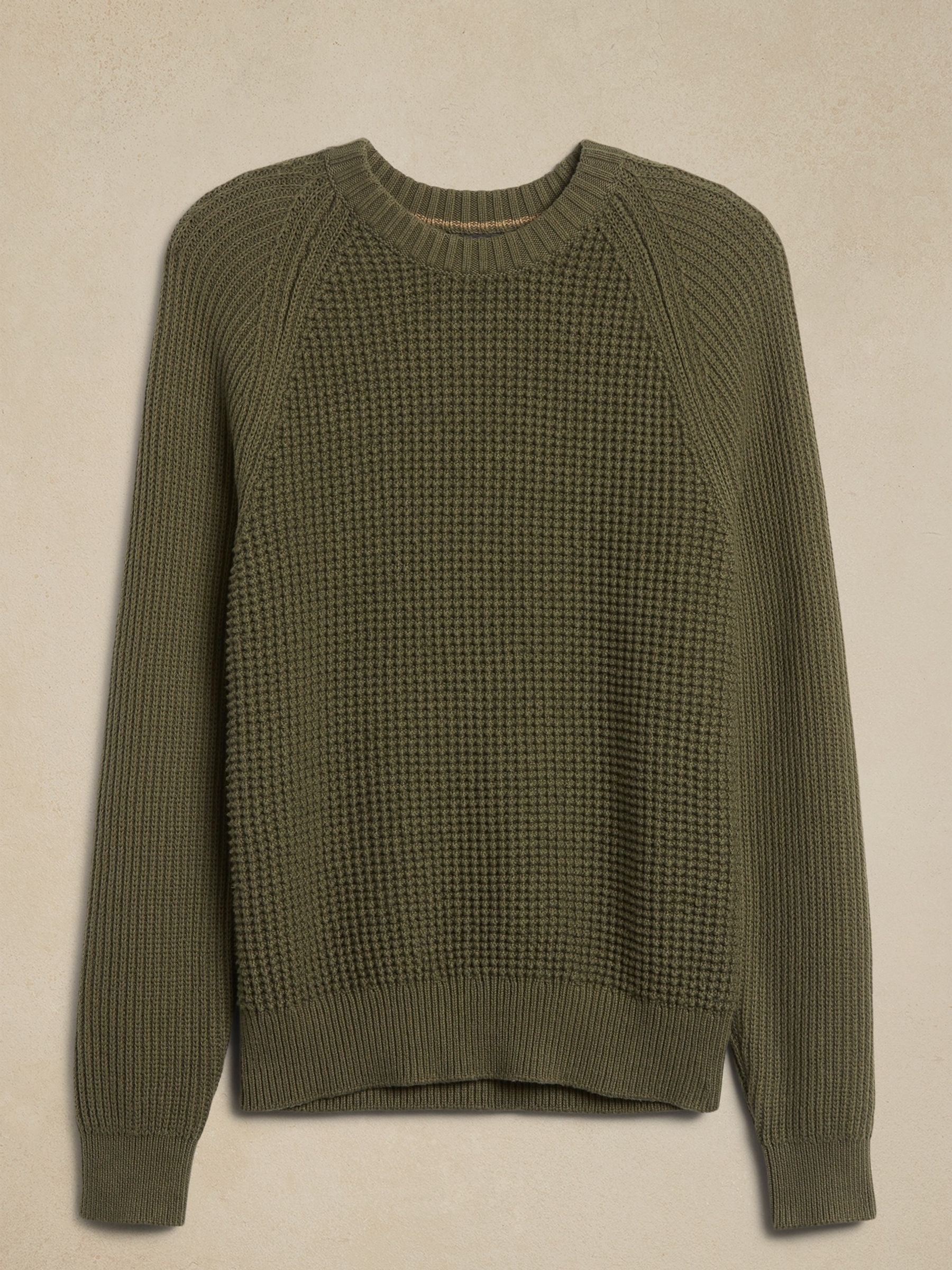 Banana Republic Green Vicente Cotton Jumper - Image 2 of 2 Banana Republic Green Vicente Cotton Jumper - Image 2 of 2