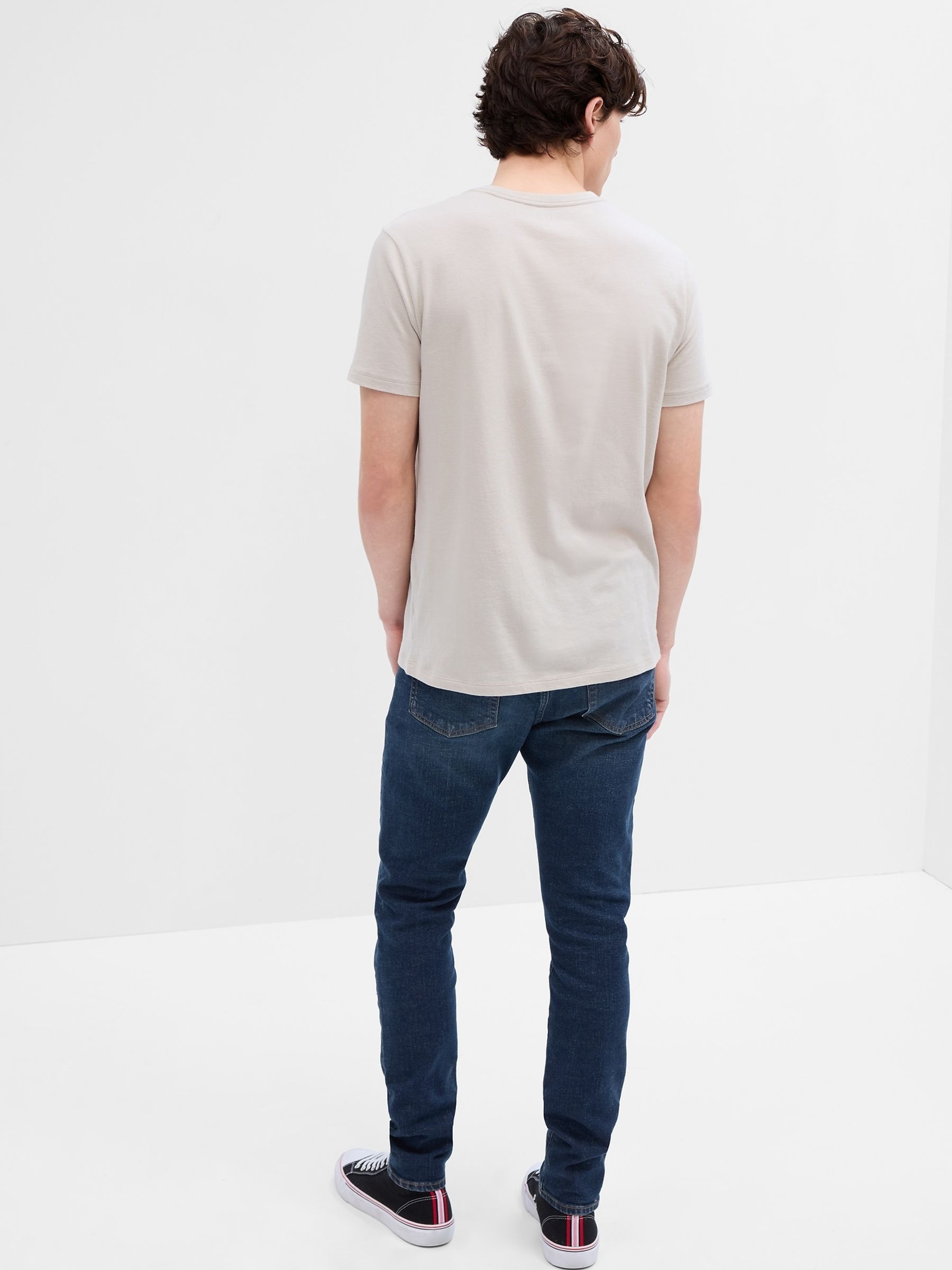 Indigo Blue Stretch Slim Taper GapFlex Jeans - Image 2 of 4