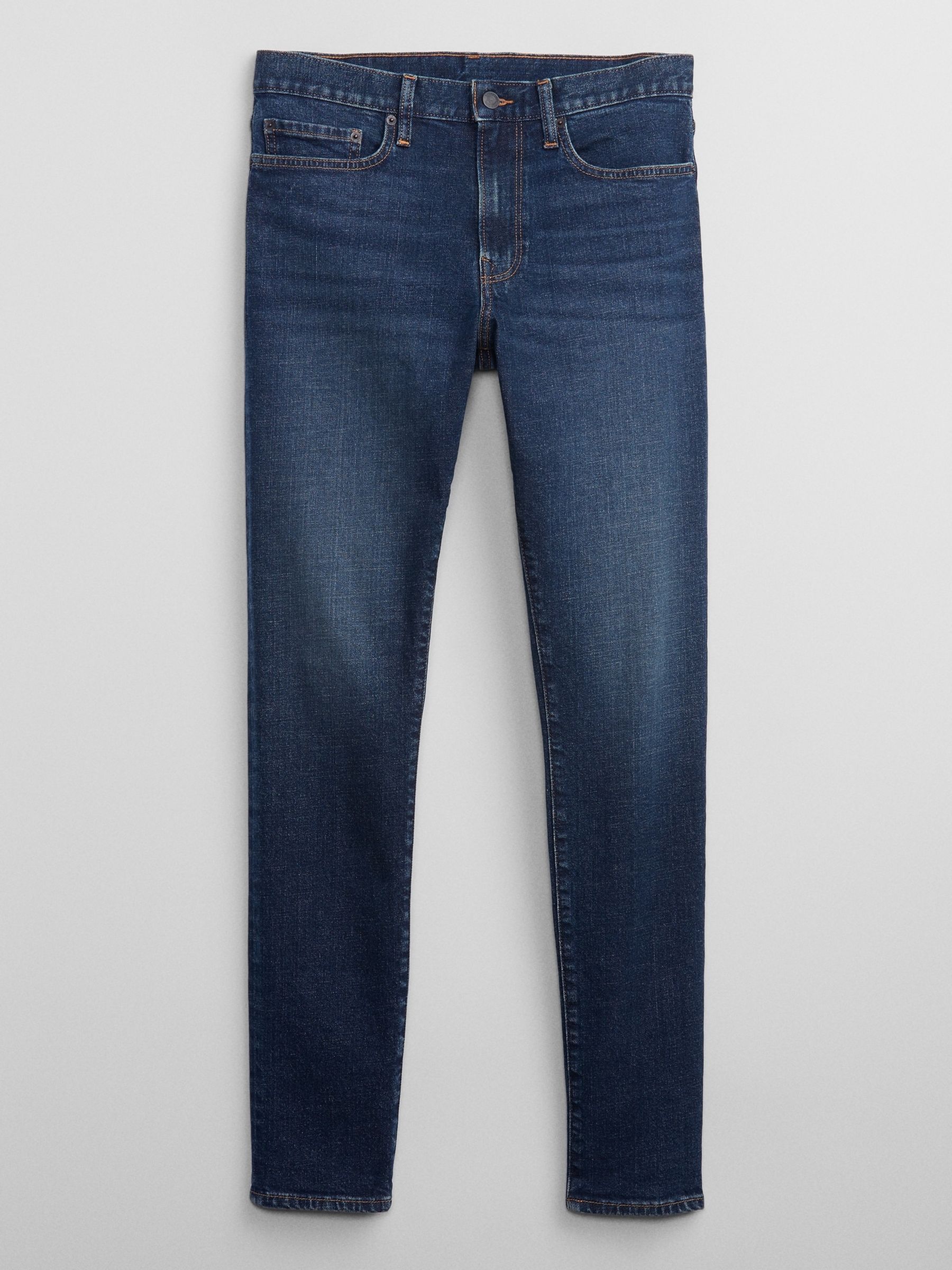 Indigo Blue Stretch Slim Taper GapFlex Jeans - Image 3 of 4