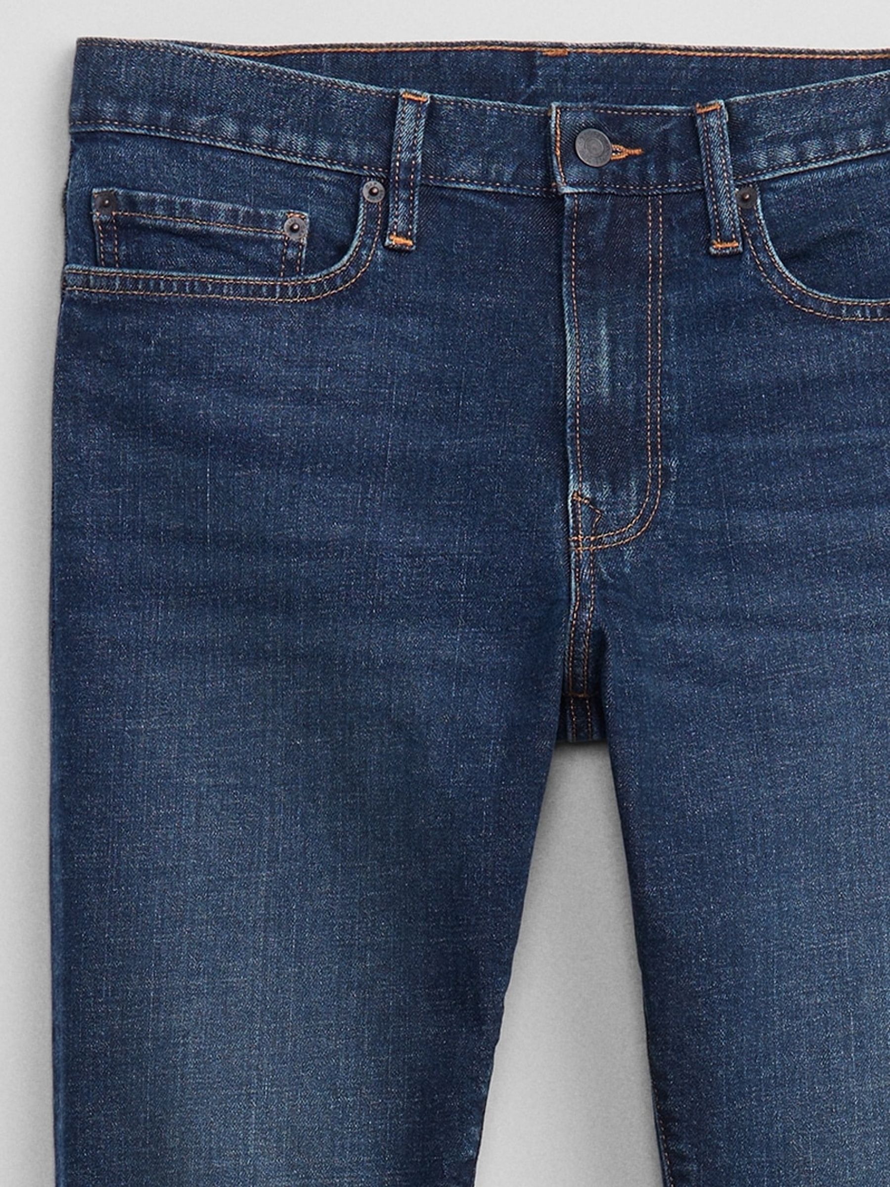 Indigo Blue Stretch Slim Taper GapFlex Jeans - Image 4 of 4