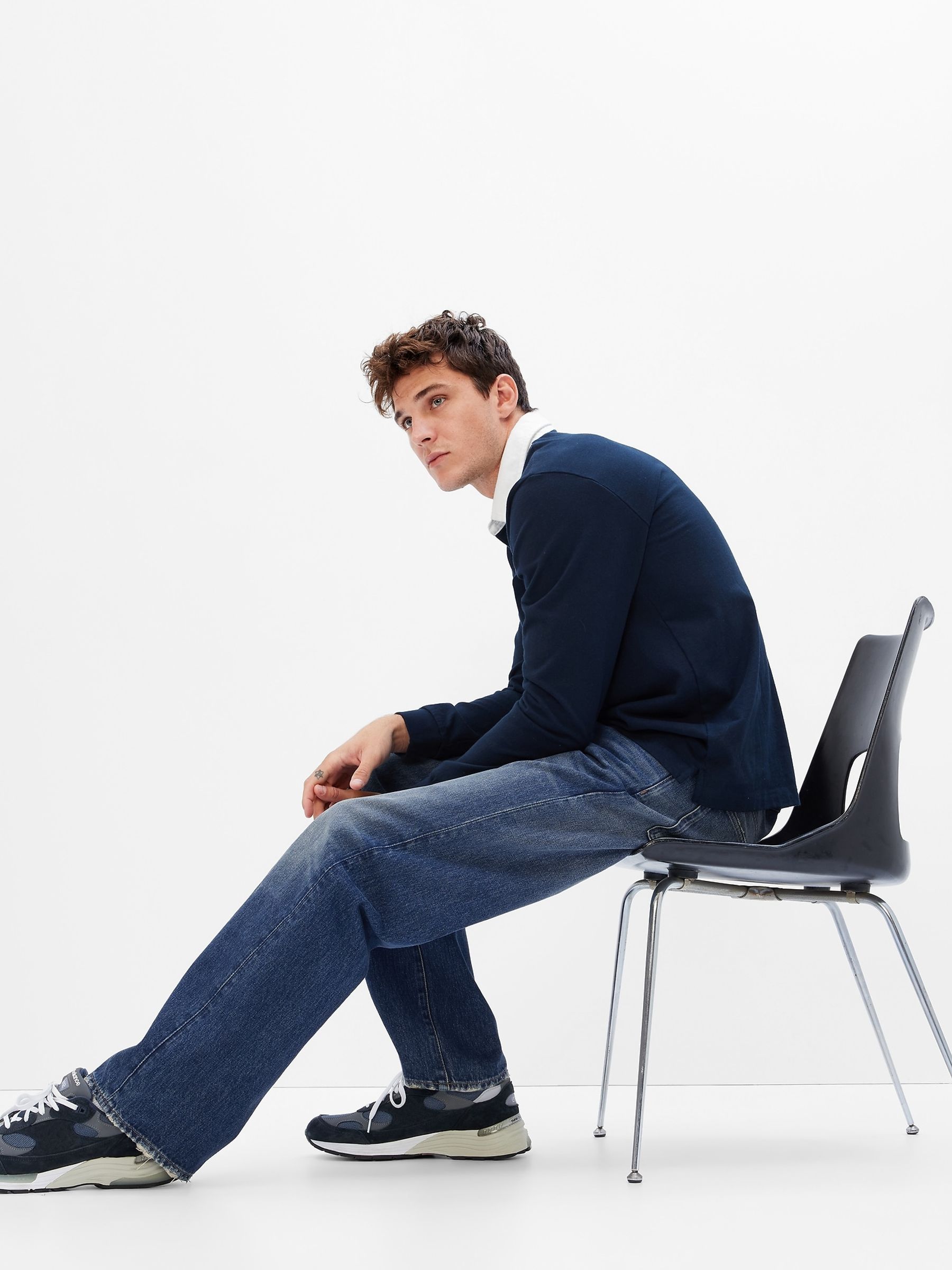 Mid Blue 90s Loose Jeans - Image 2 of 8