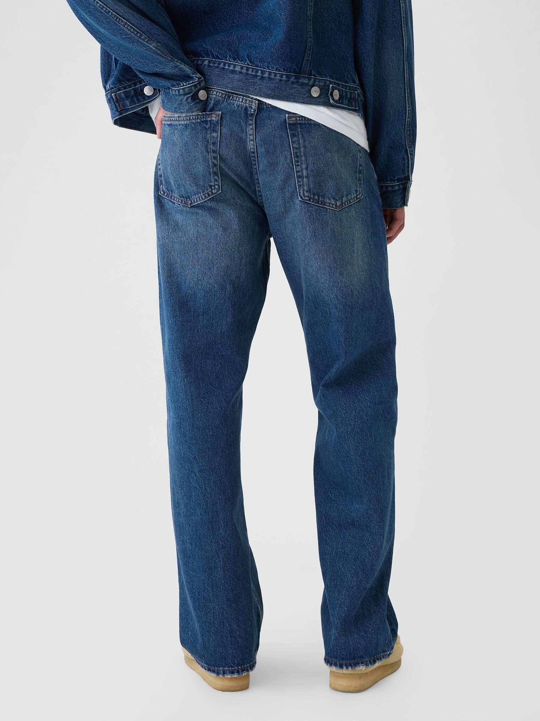 Mid Blue 90s Loose Jeans - Image 4 of 8