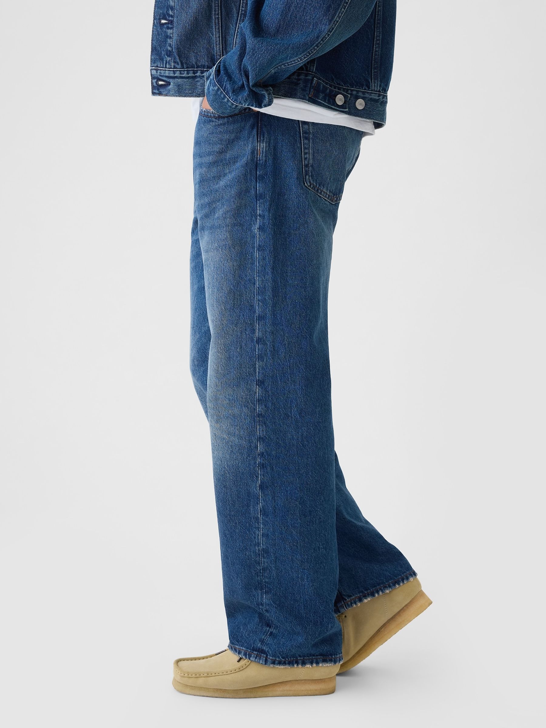 Mid Blue 90s Loose Jeans - Image 5 of 8