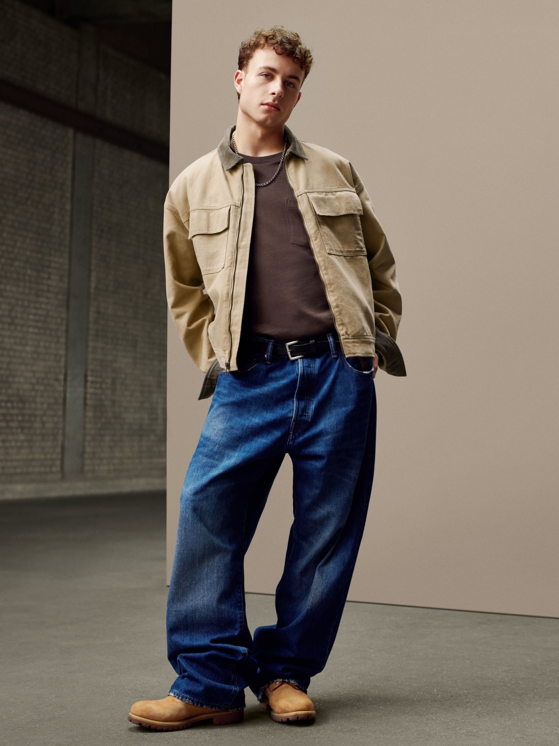 Mid Blue 90s Loose Jeans - Image 7 of 8