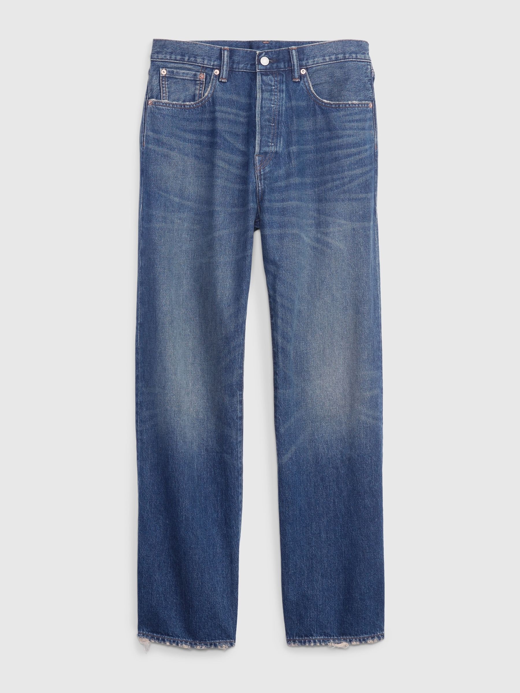 Mid Blue 90s Loose Jeans - Image 8 of 8