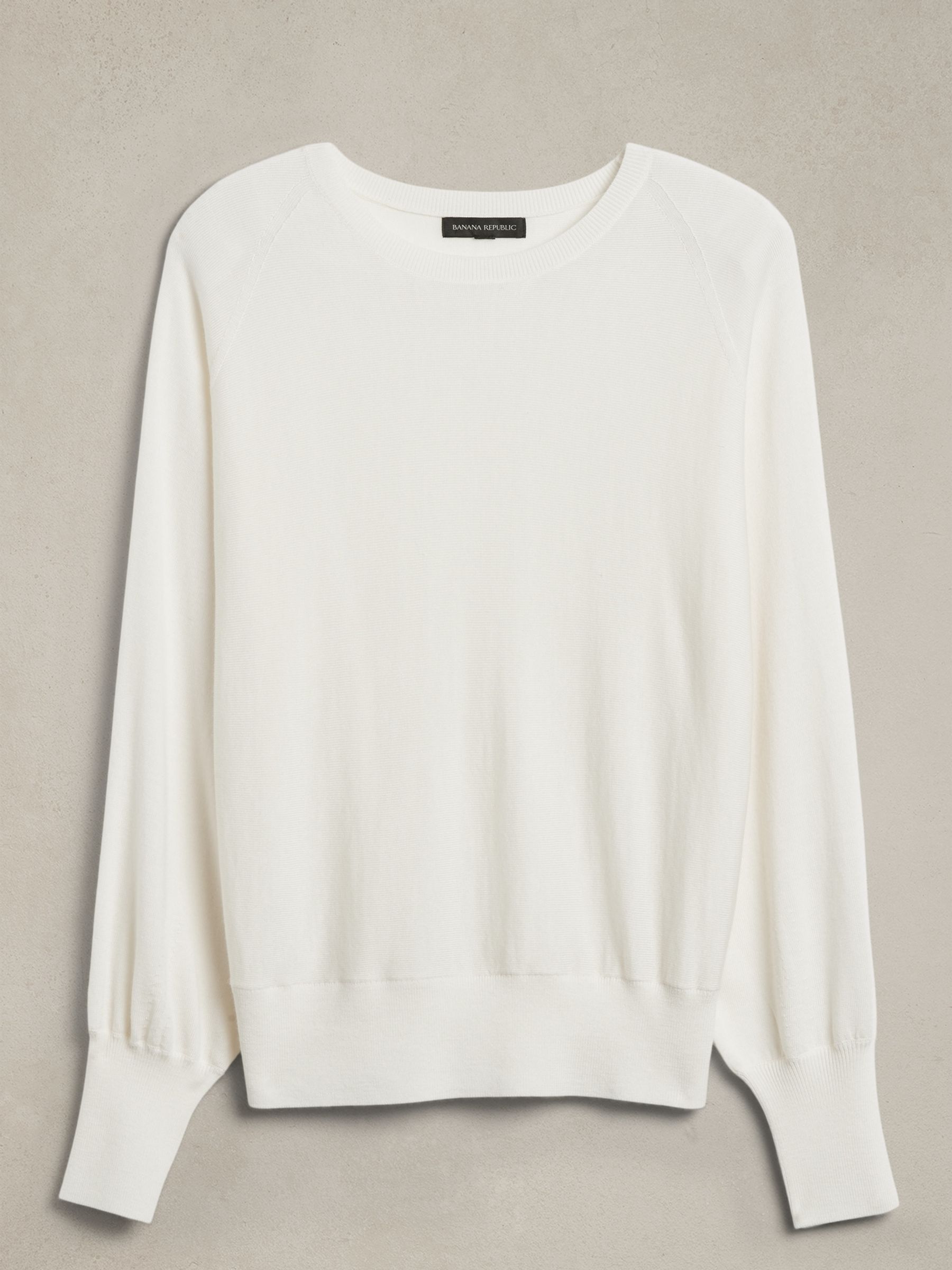 Banana Republic White Telma Merino Jumper - Image 4 of 4