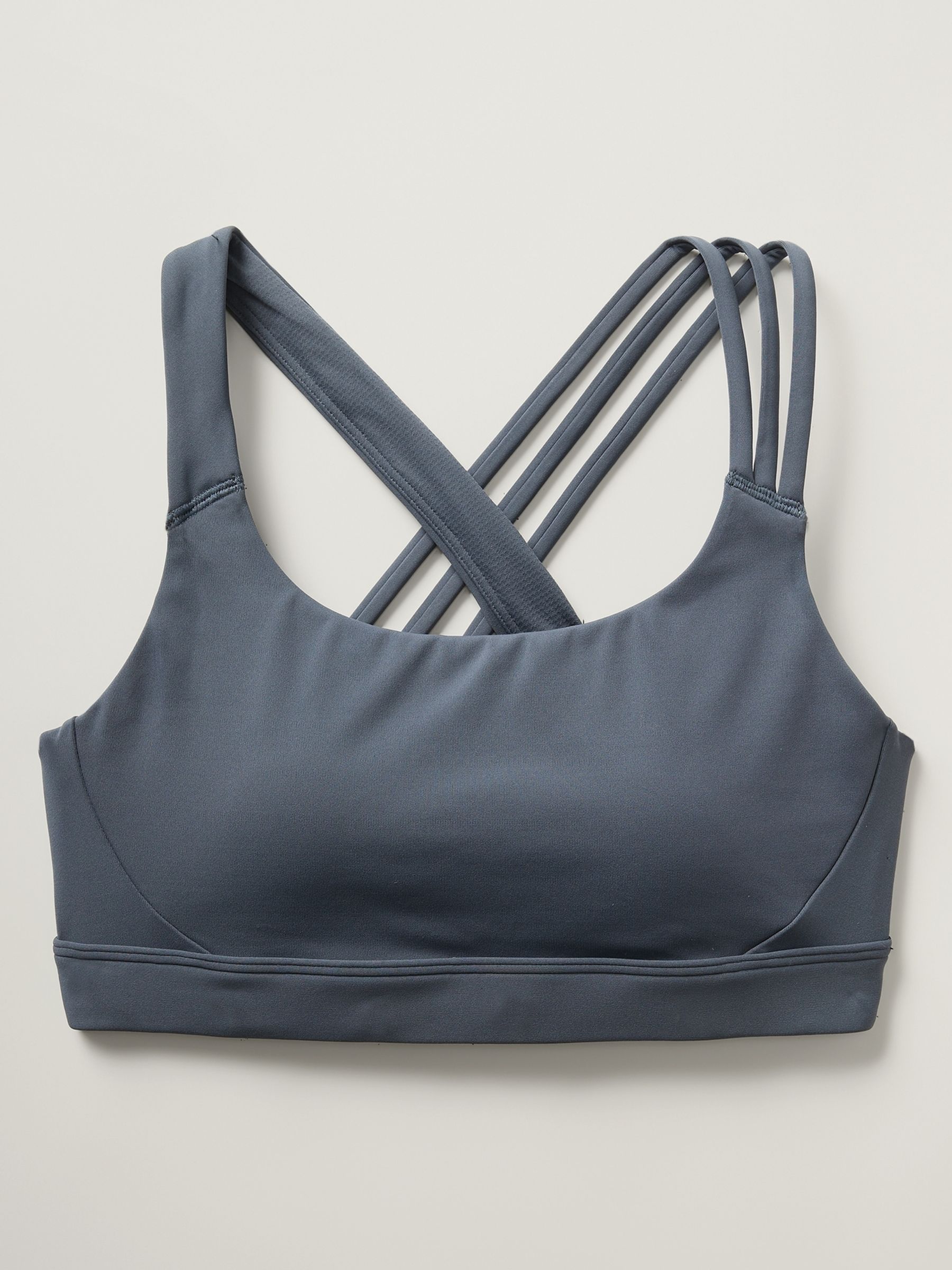 Athleta Grey Train Free Medium Impact Sports Bra - Image 4 of 5